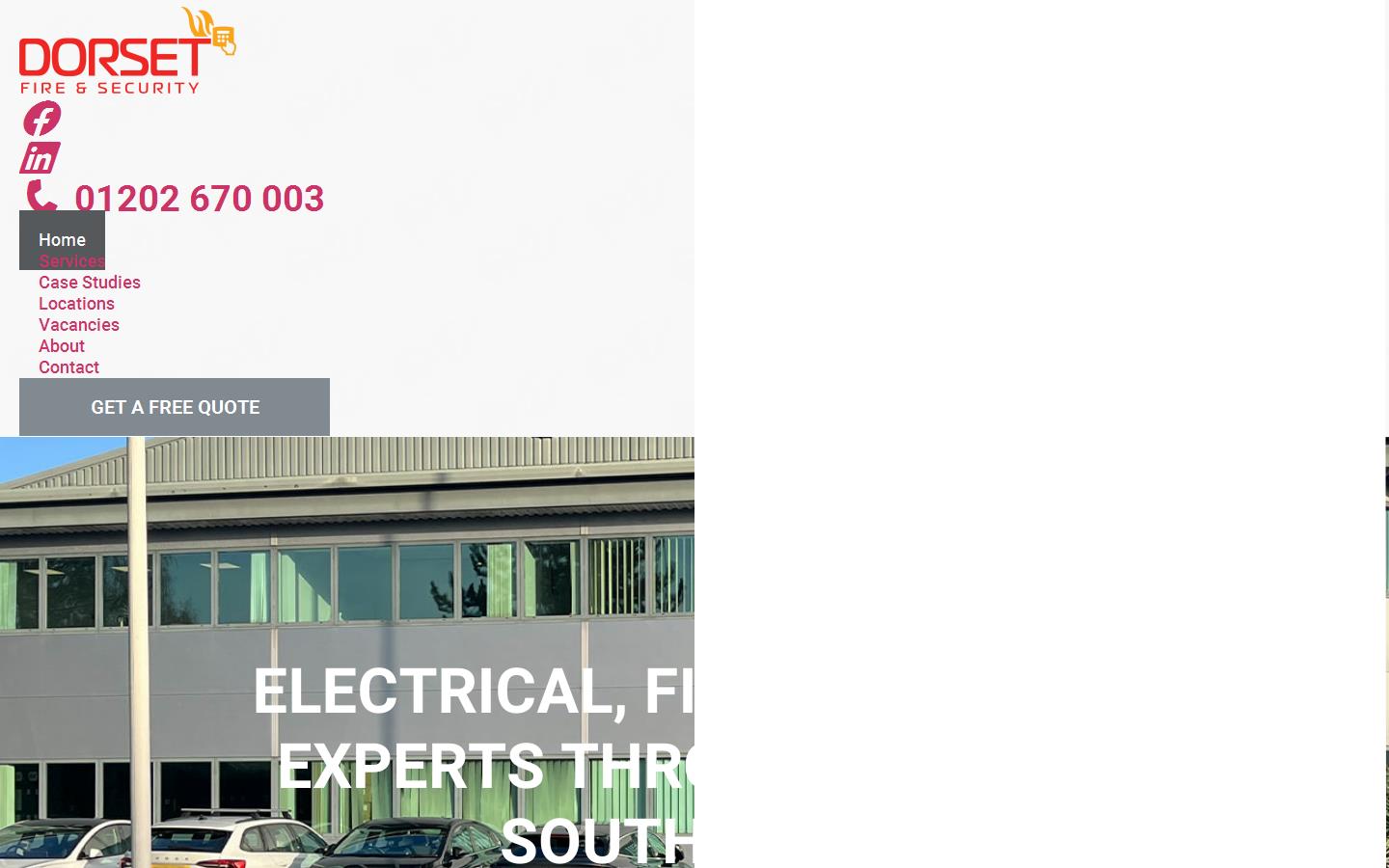 Dorset Fire & Security Website