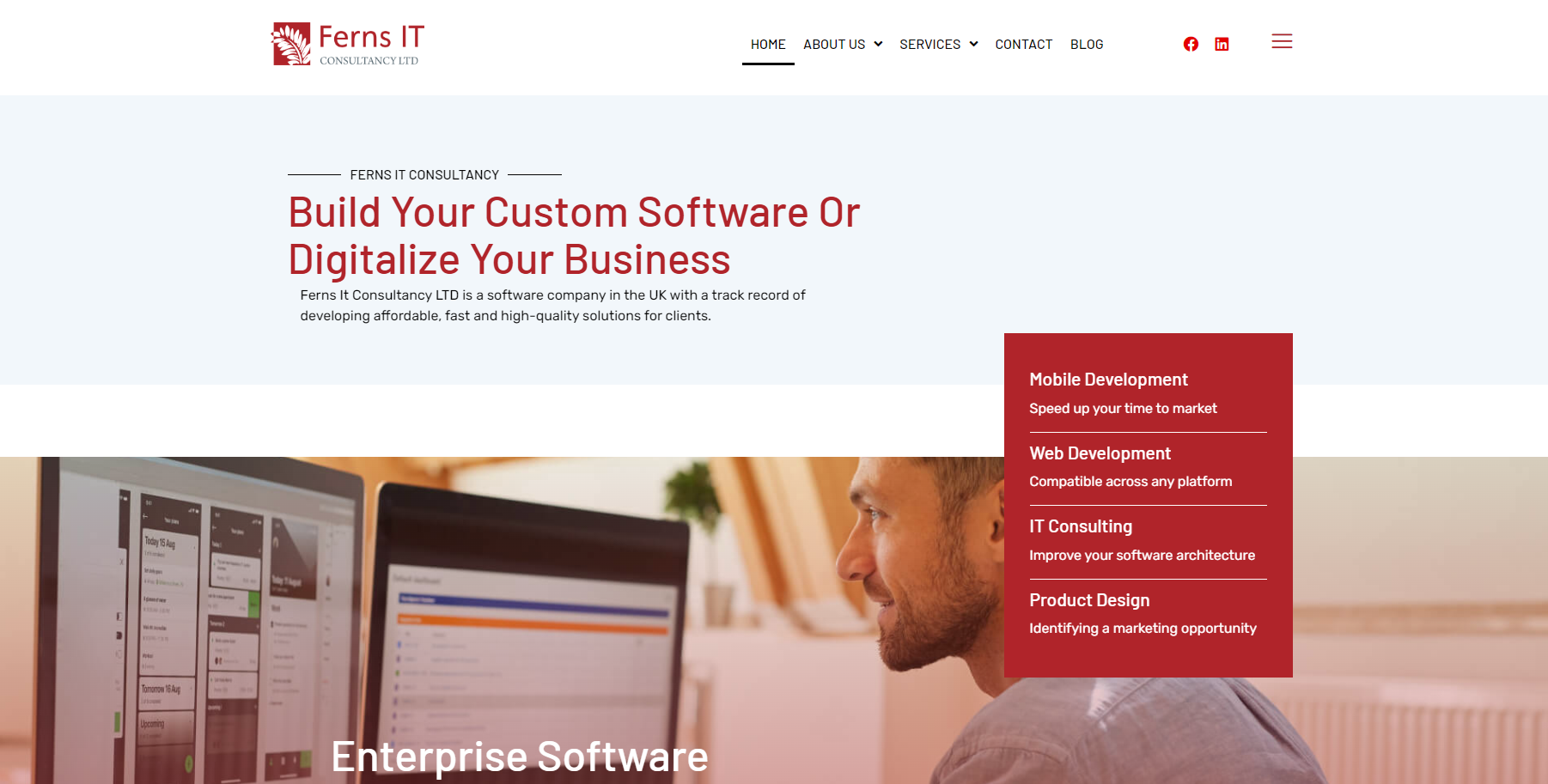 Ferns it Consultancy Ltd Website