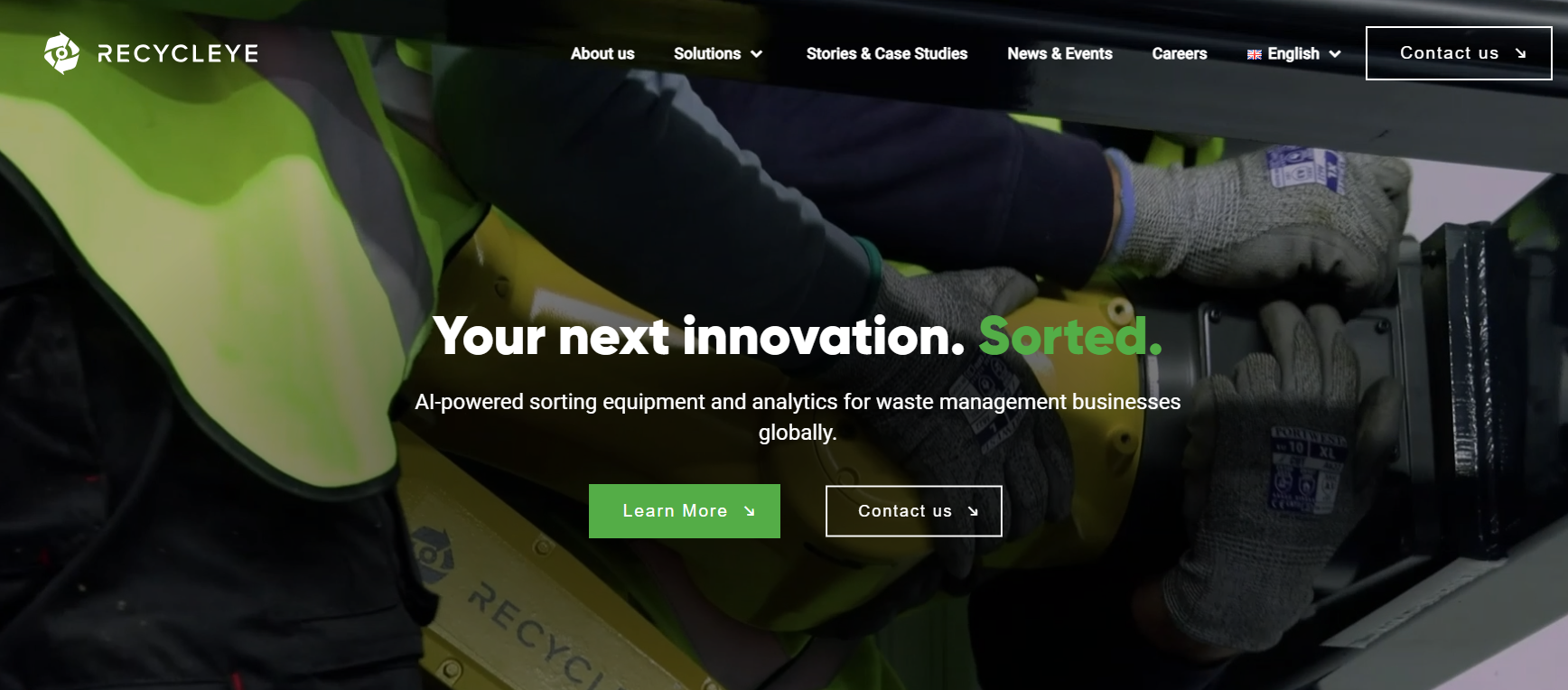 Recycleye Website