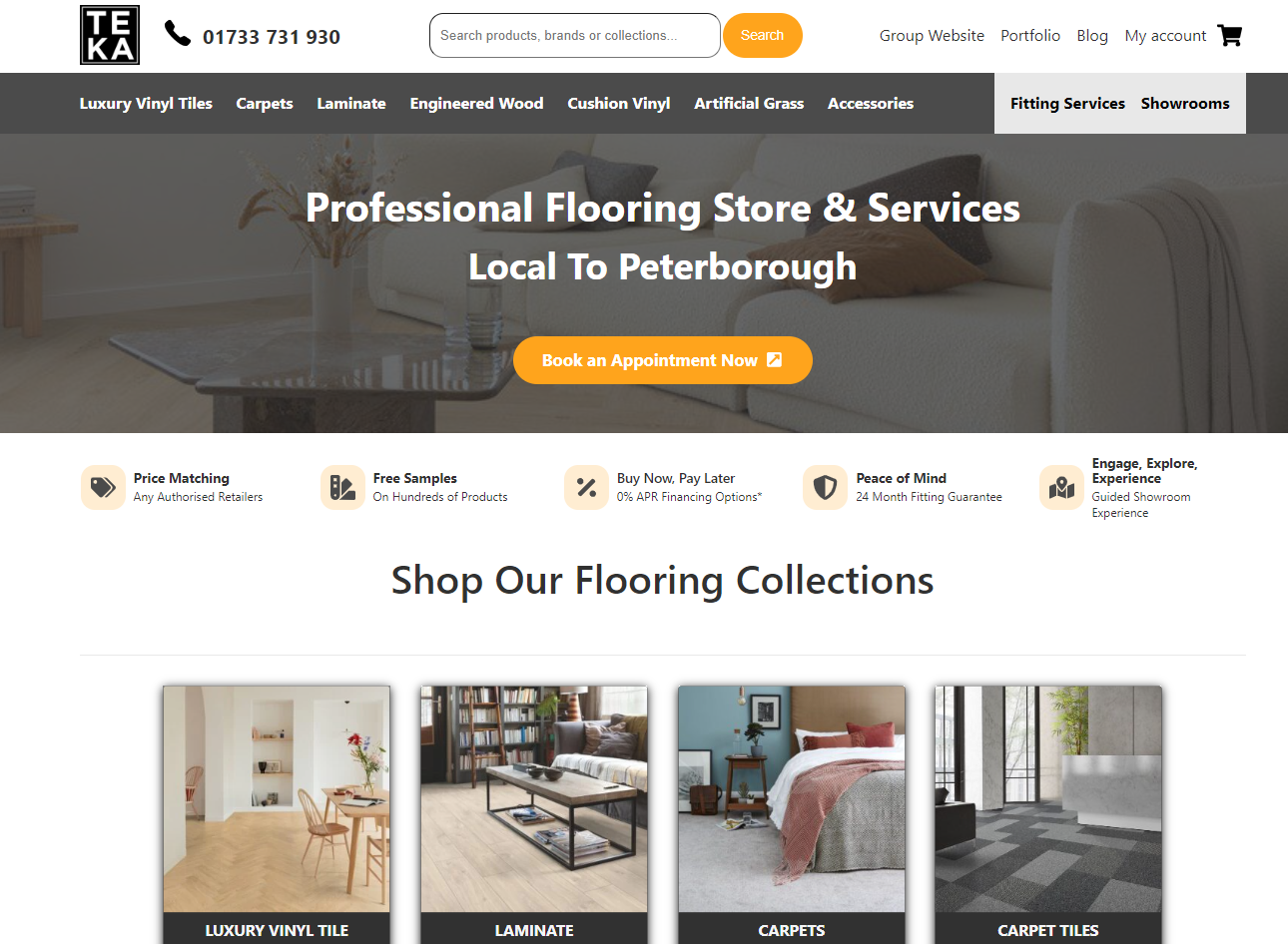 Teka Flooring Website