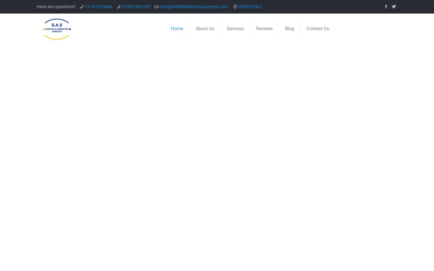 Sheffield Asbestos Surveys Website