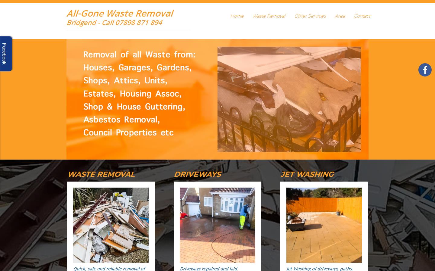 All Gone Waste Removal Website