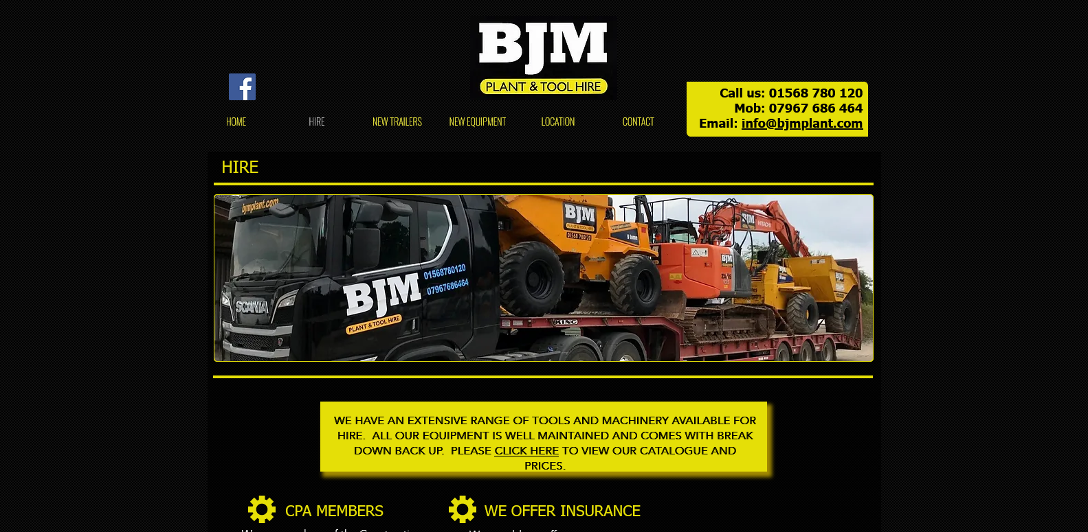BJM Plant & Machinery Website