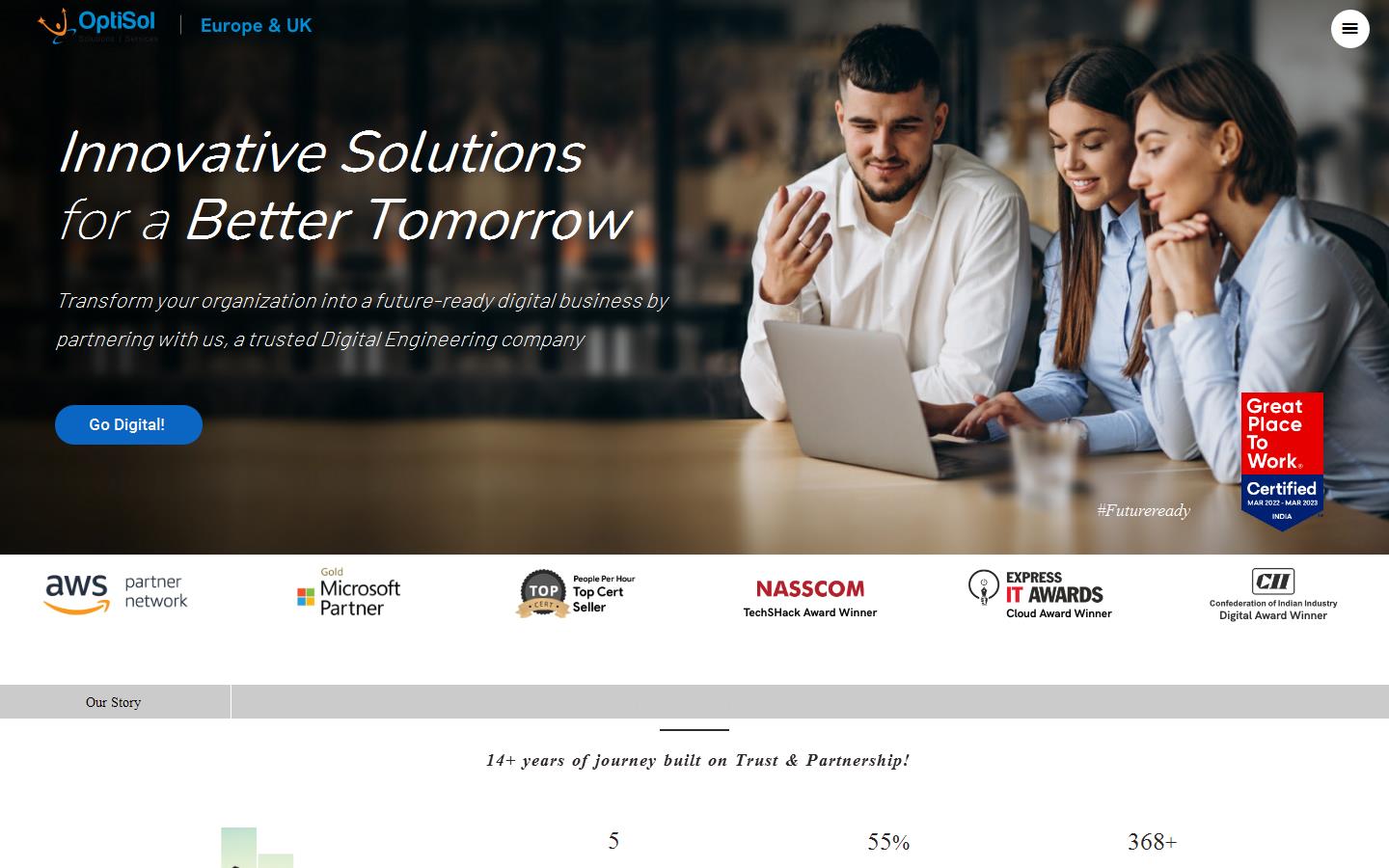 OptiSol Business Solutions Website