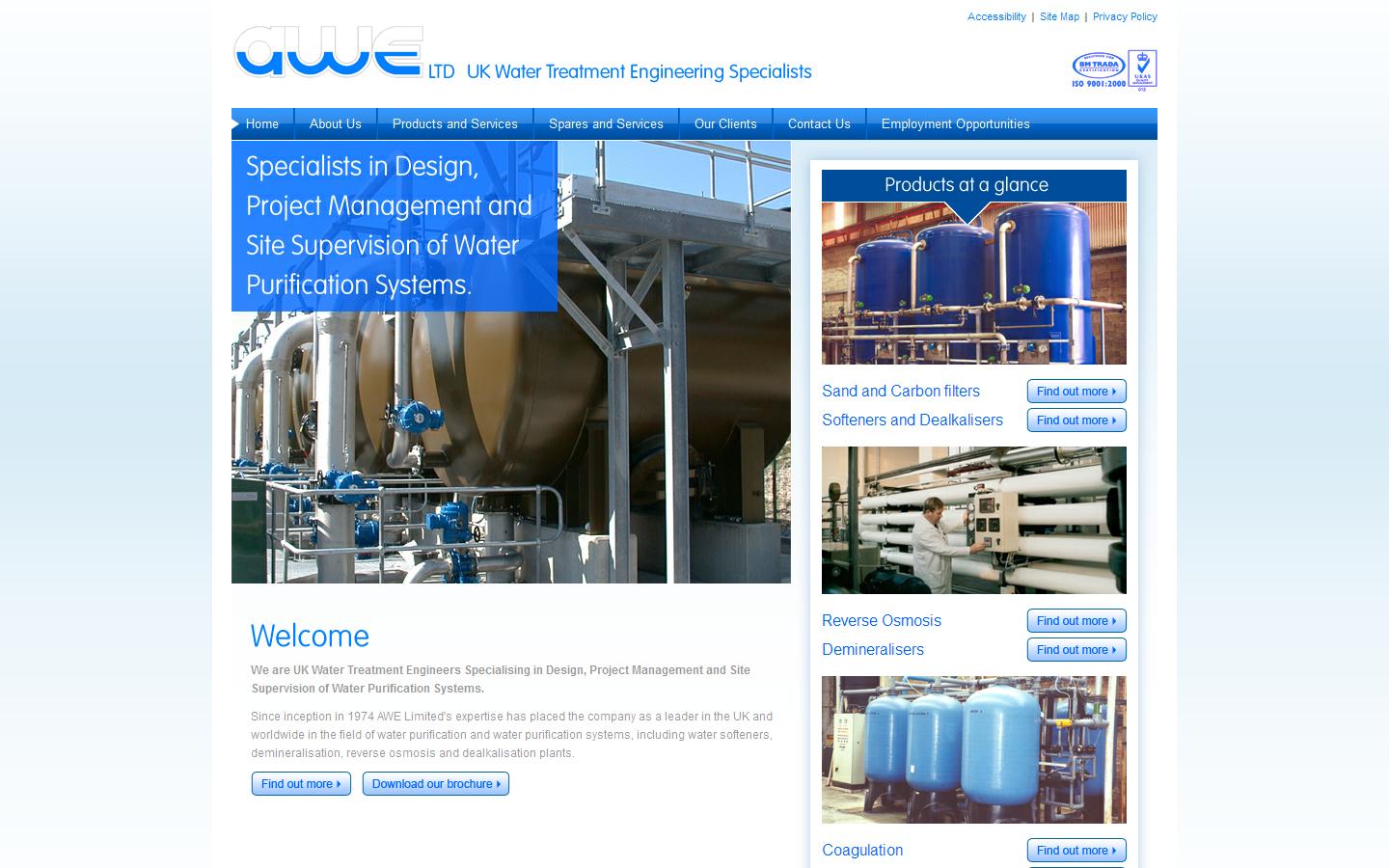 Anderson Water Equipment Ltd Website