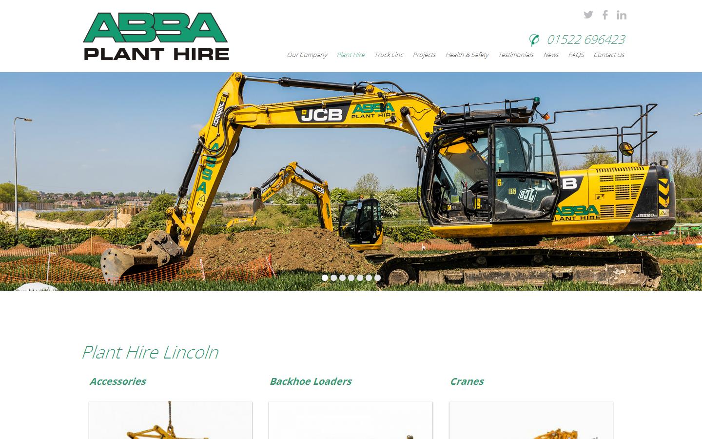 Abba Plant Hire Website