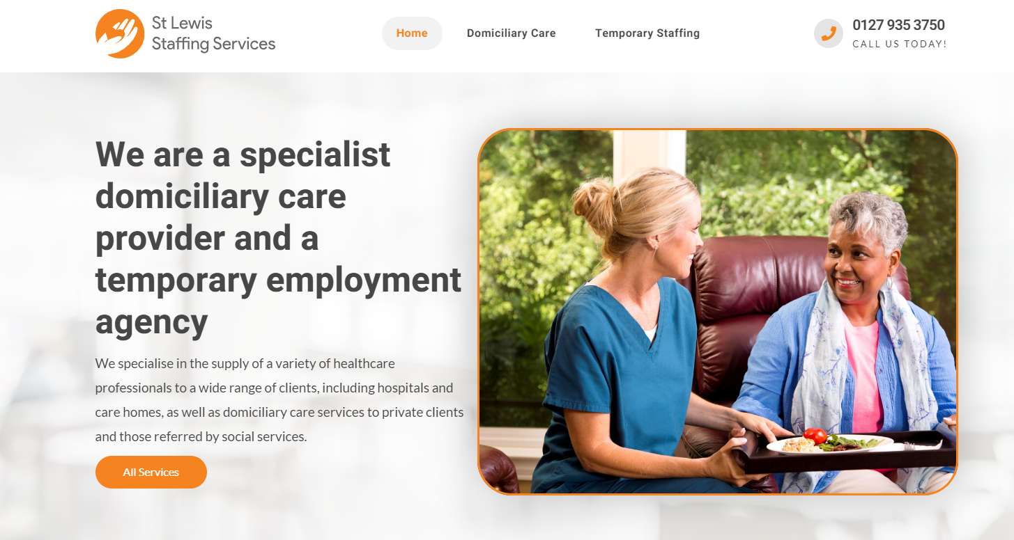 St Lewis Staffing Solutions Website