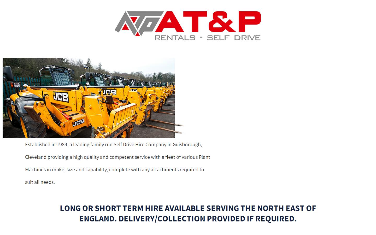 A T & P Rentals Ltd Website