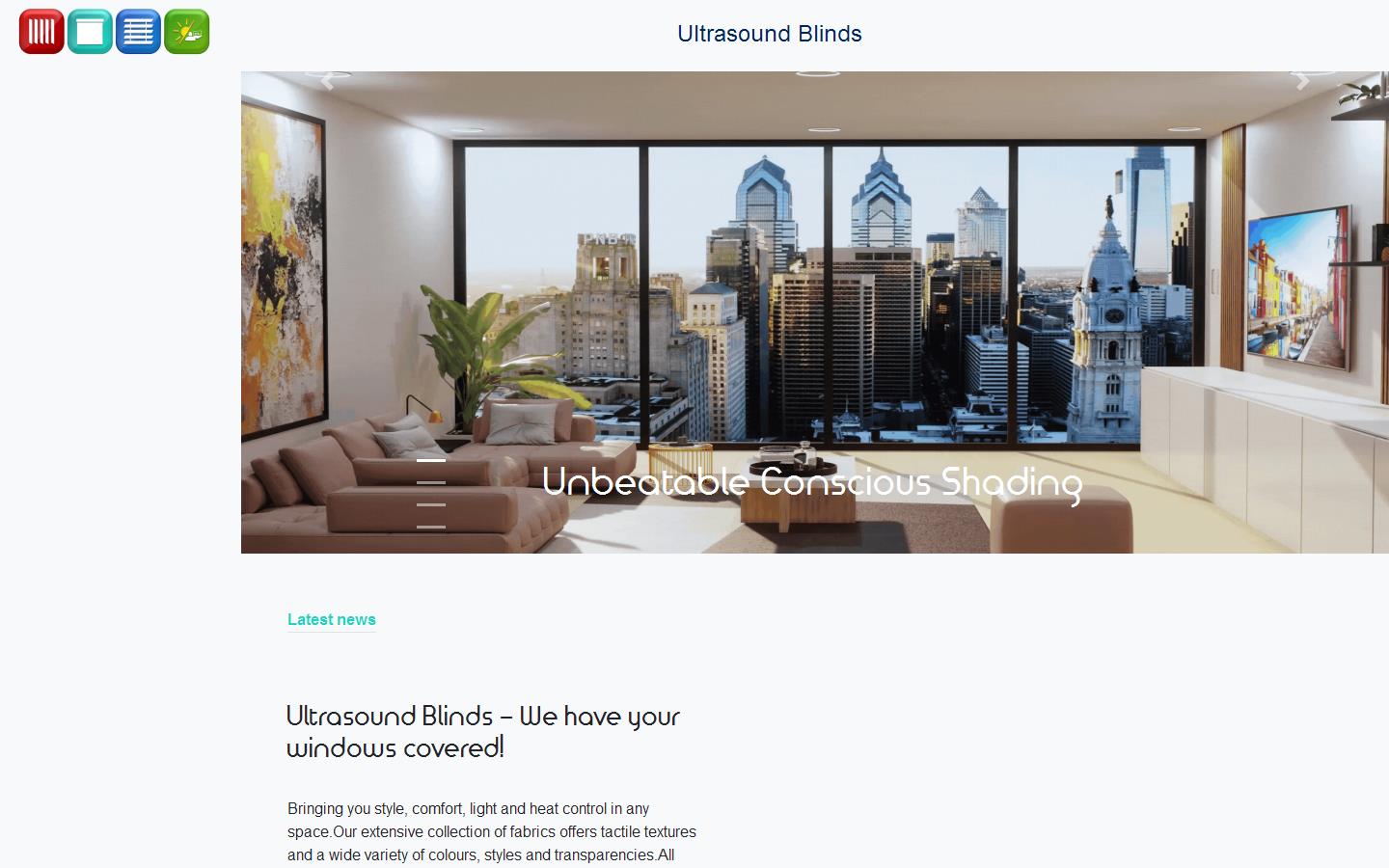 Ultrasound Blinds Website
