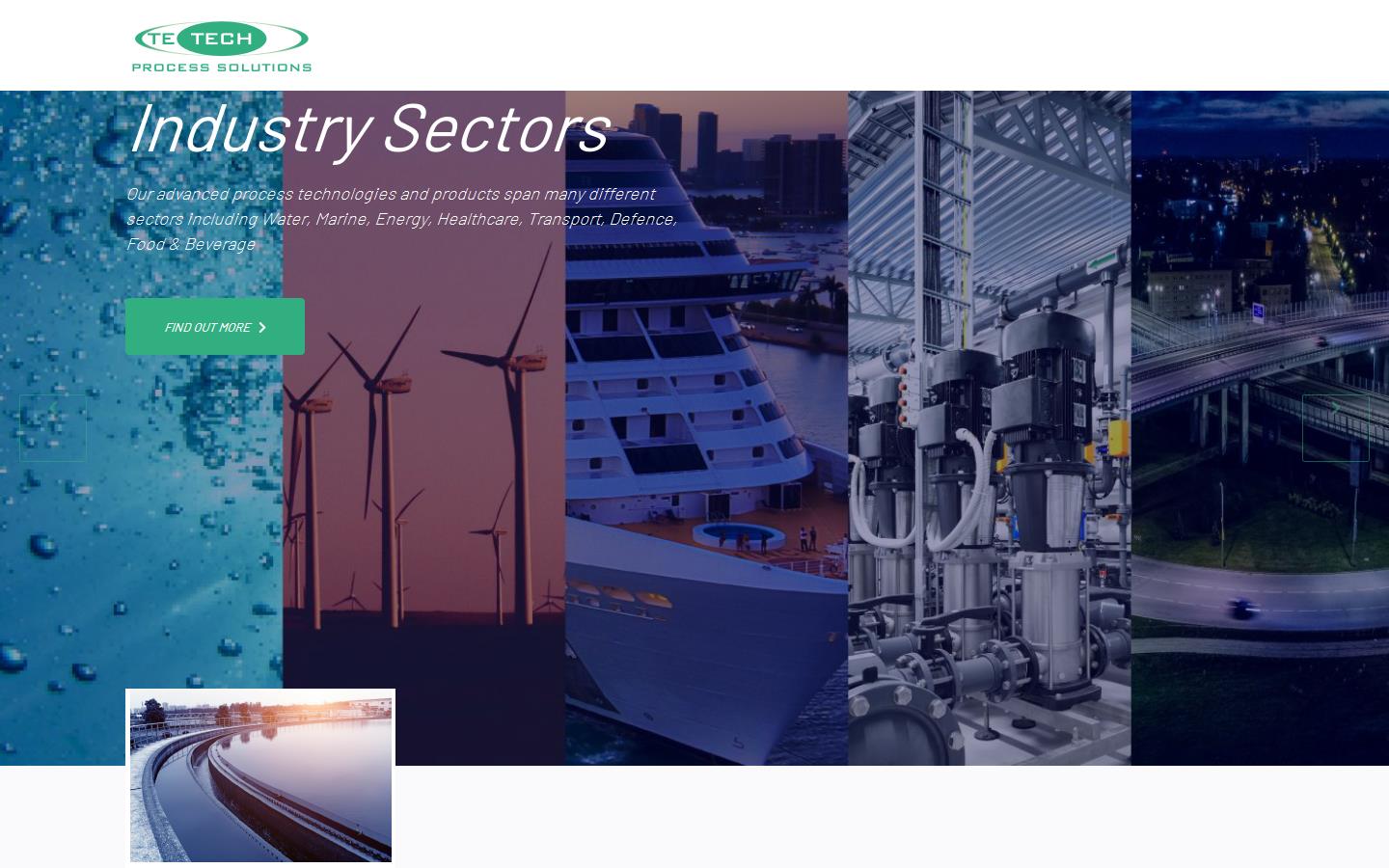 TE-TECH Process Solutions Website