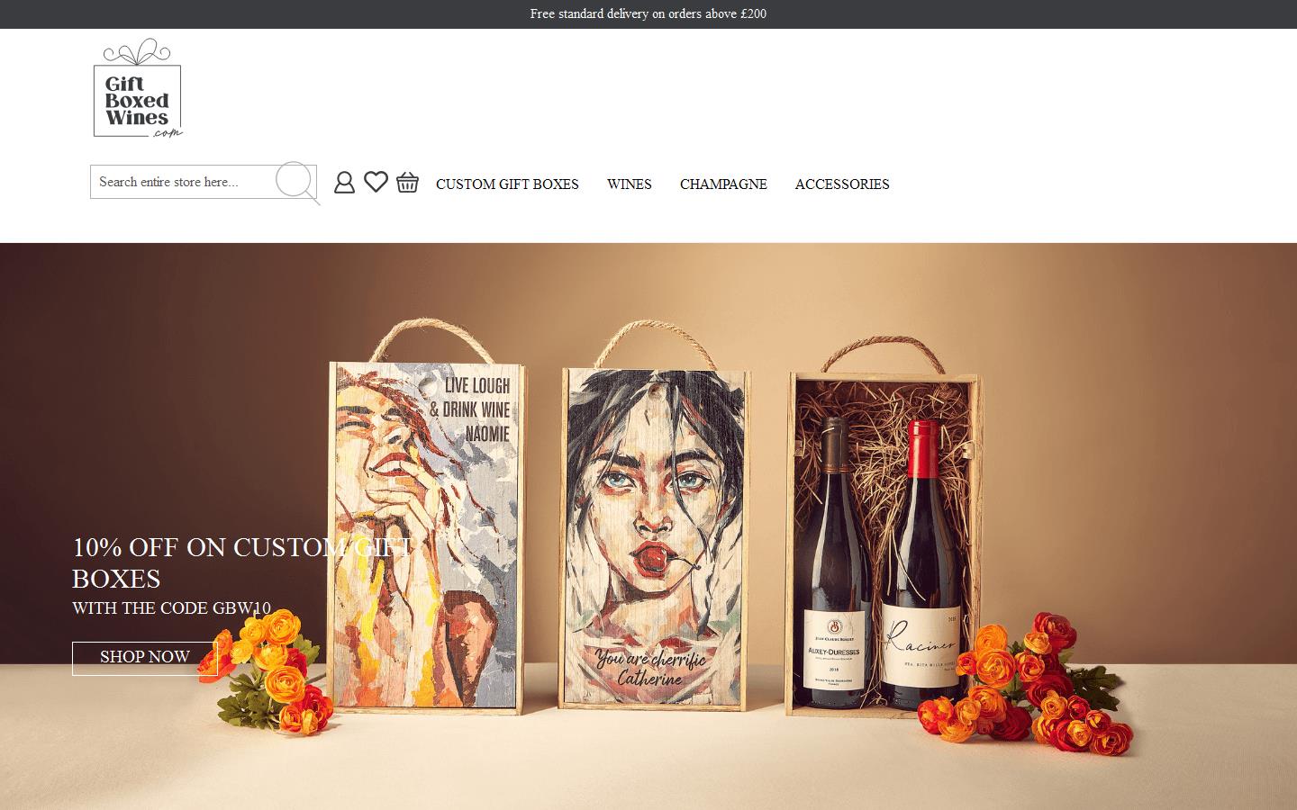 Gift Boxed Company Website