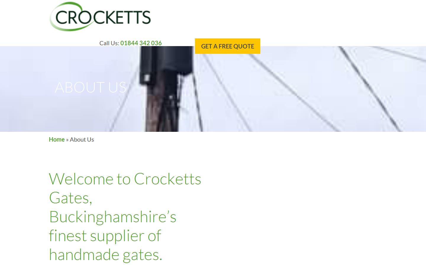 Crocketts Gates Website