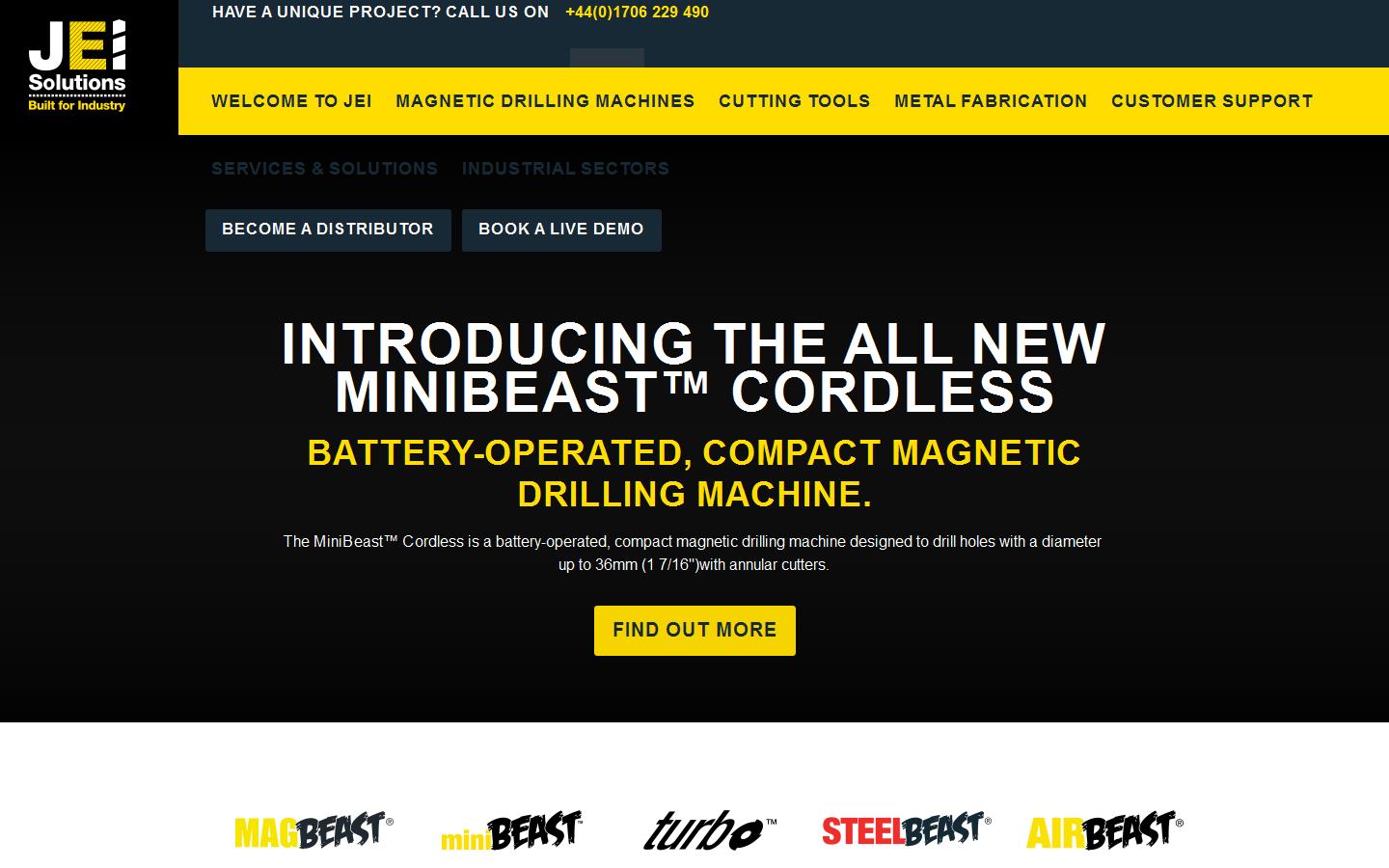 JEI Drilling & Cutting Solutions Ltd Website