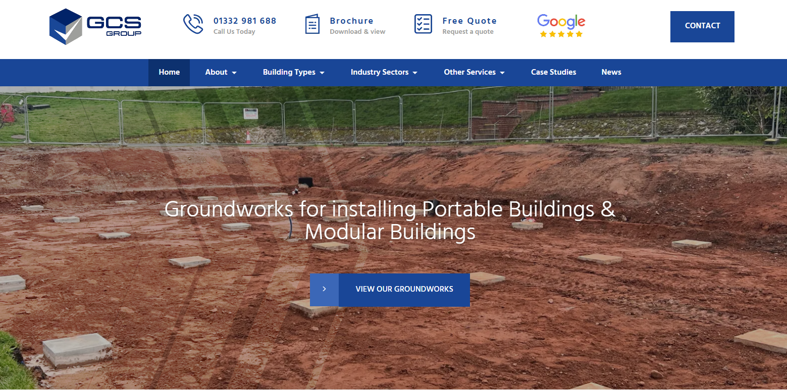 GCS Cabins Ltd Website