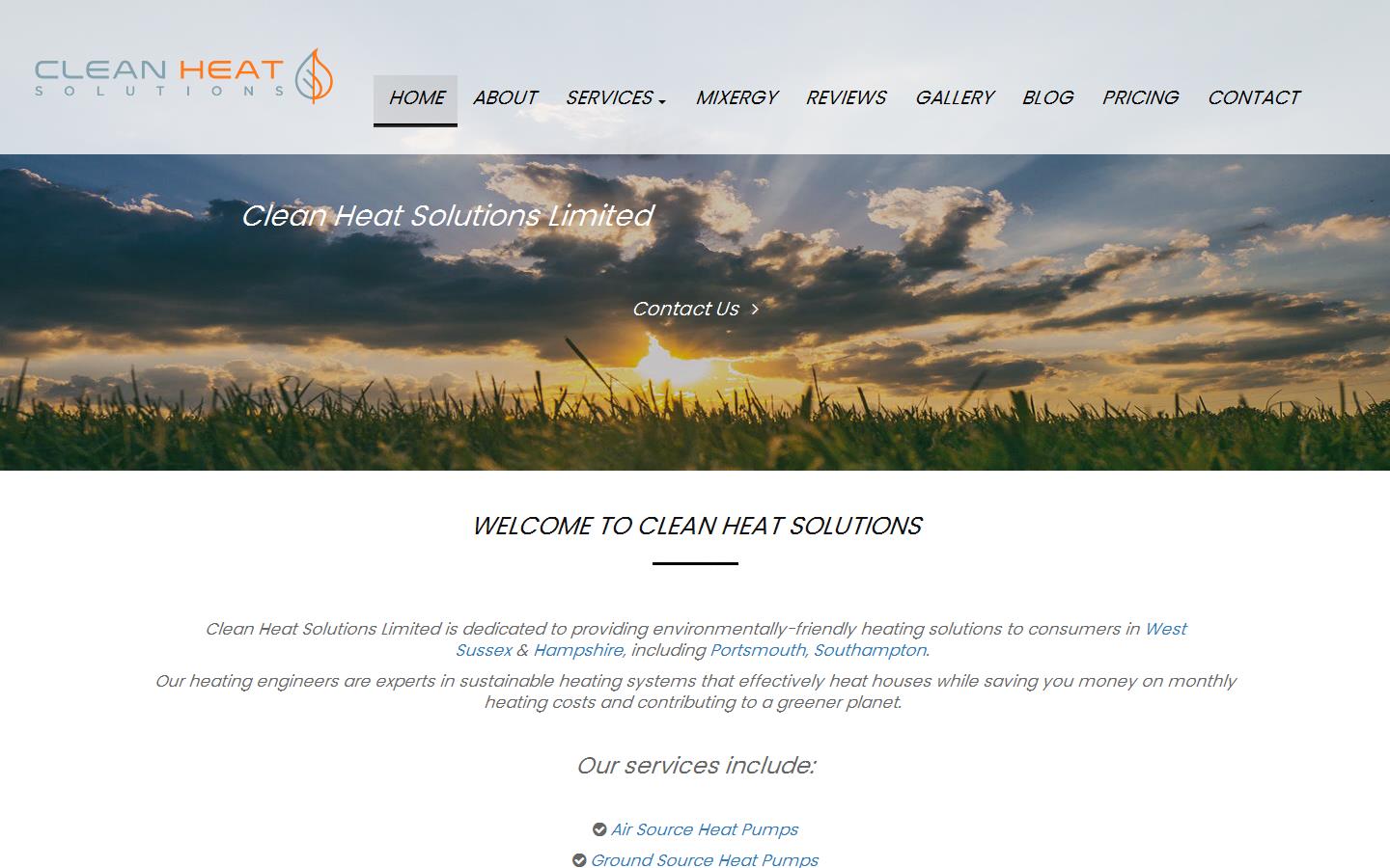 Clean Heat Solutions Website