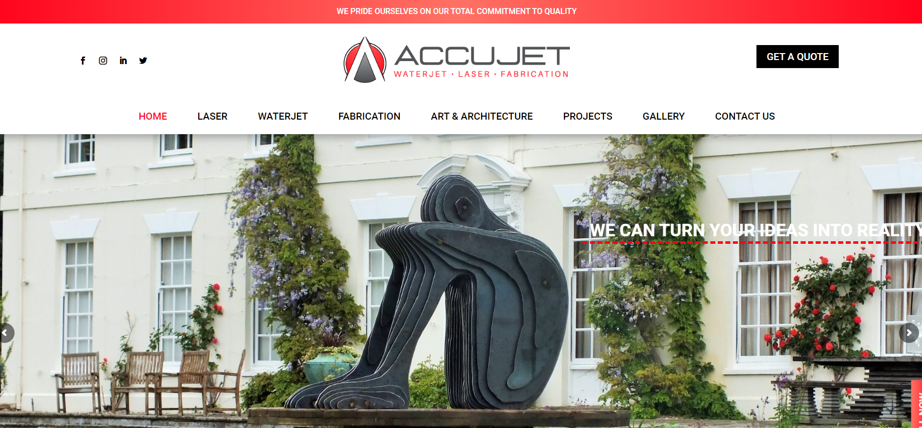 Accujet Ltd Website