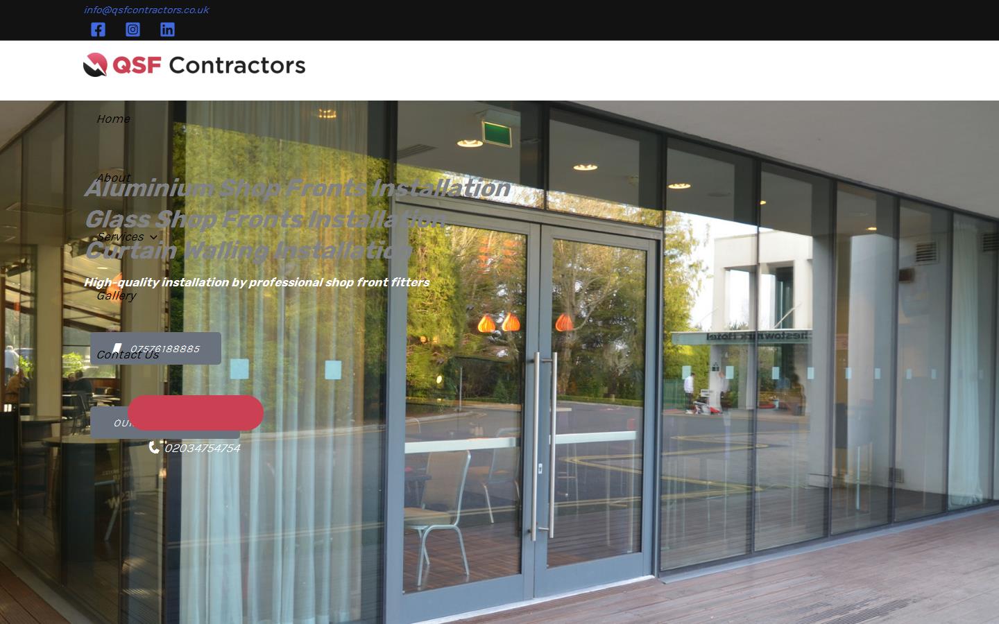 QSF Contractors Website