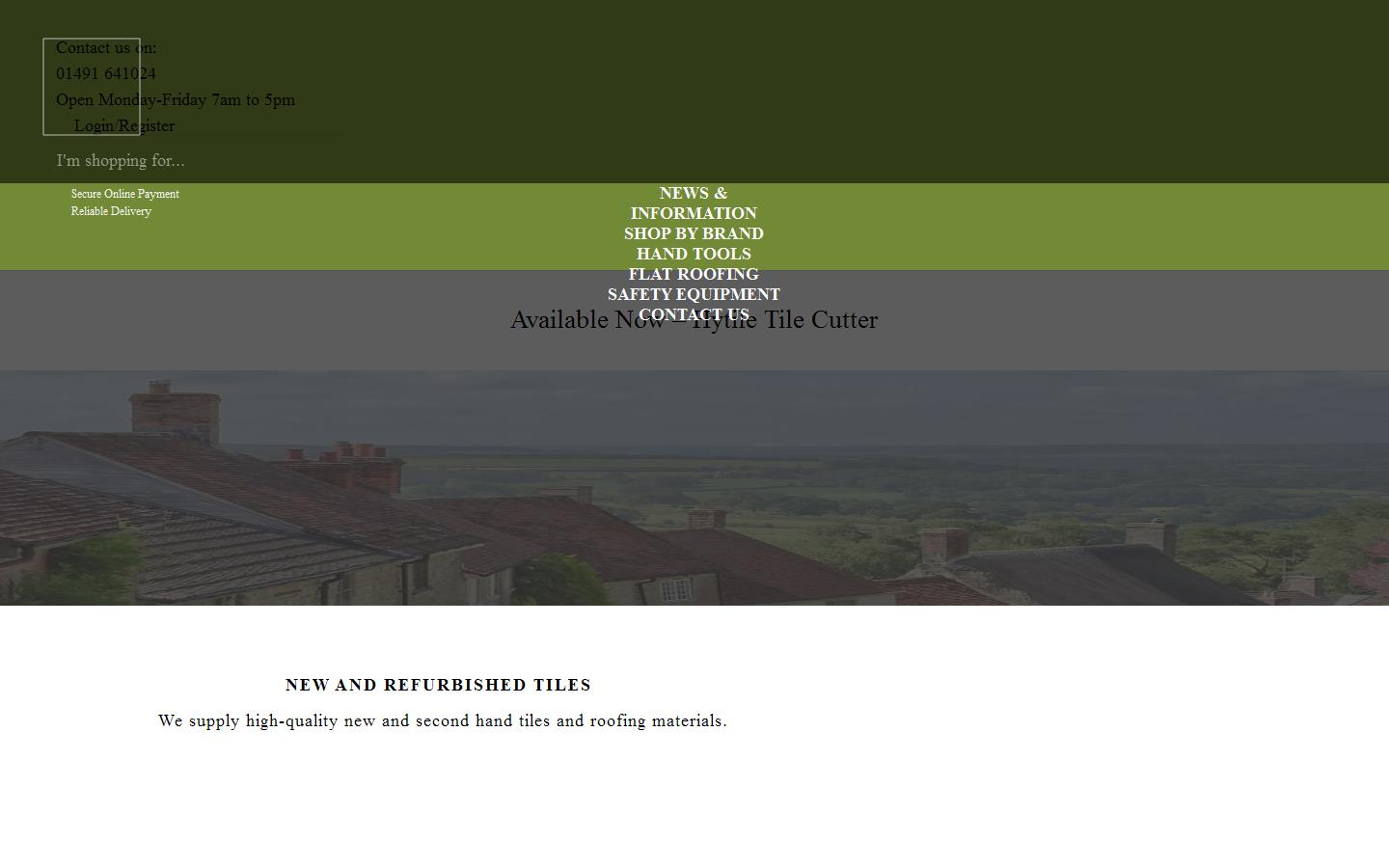 Country Roofing Supplies Website