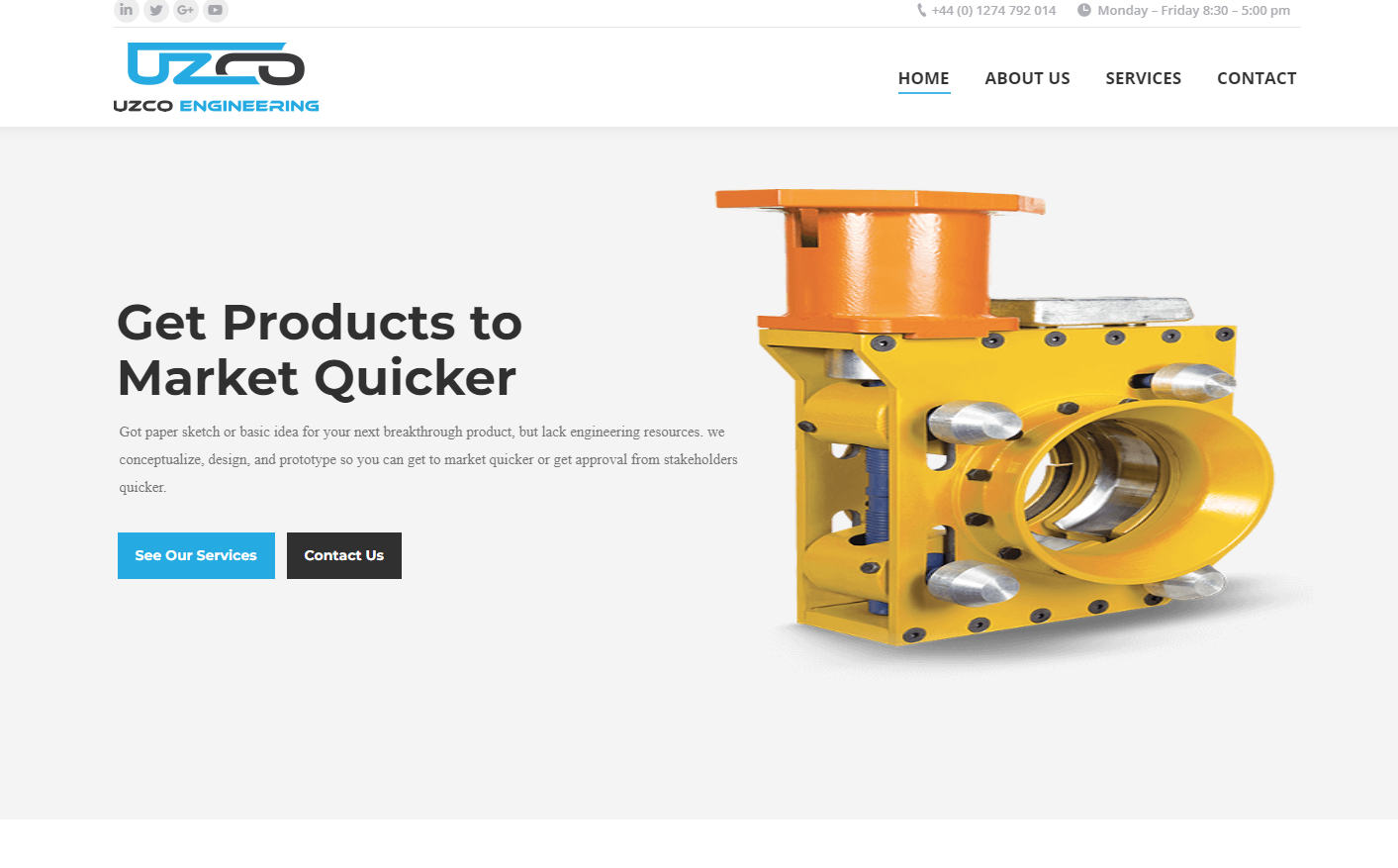 Uzco Engineering Ltd Website