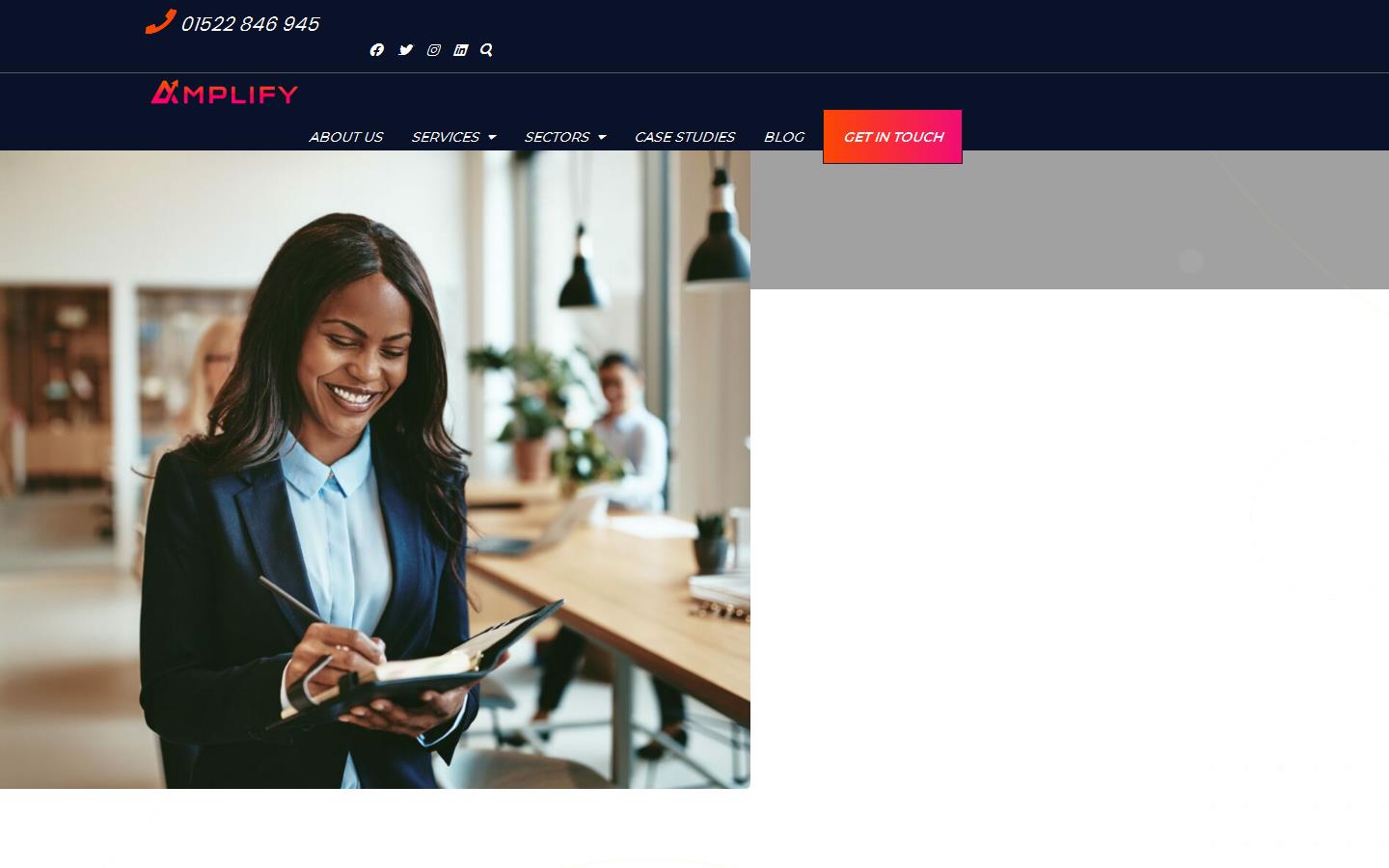 Amplify Marketing Solutions Website