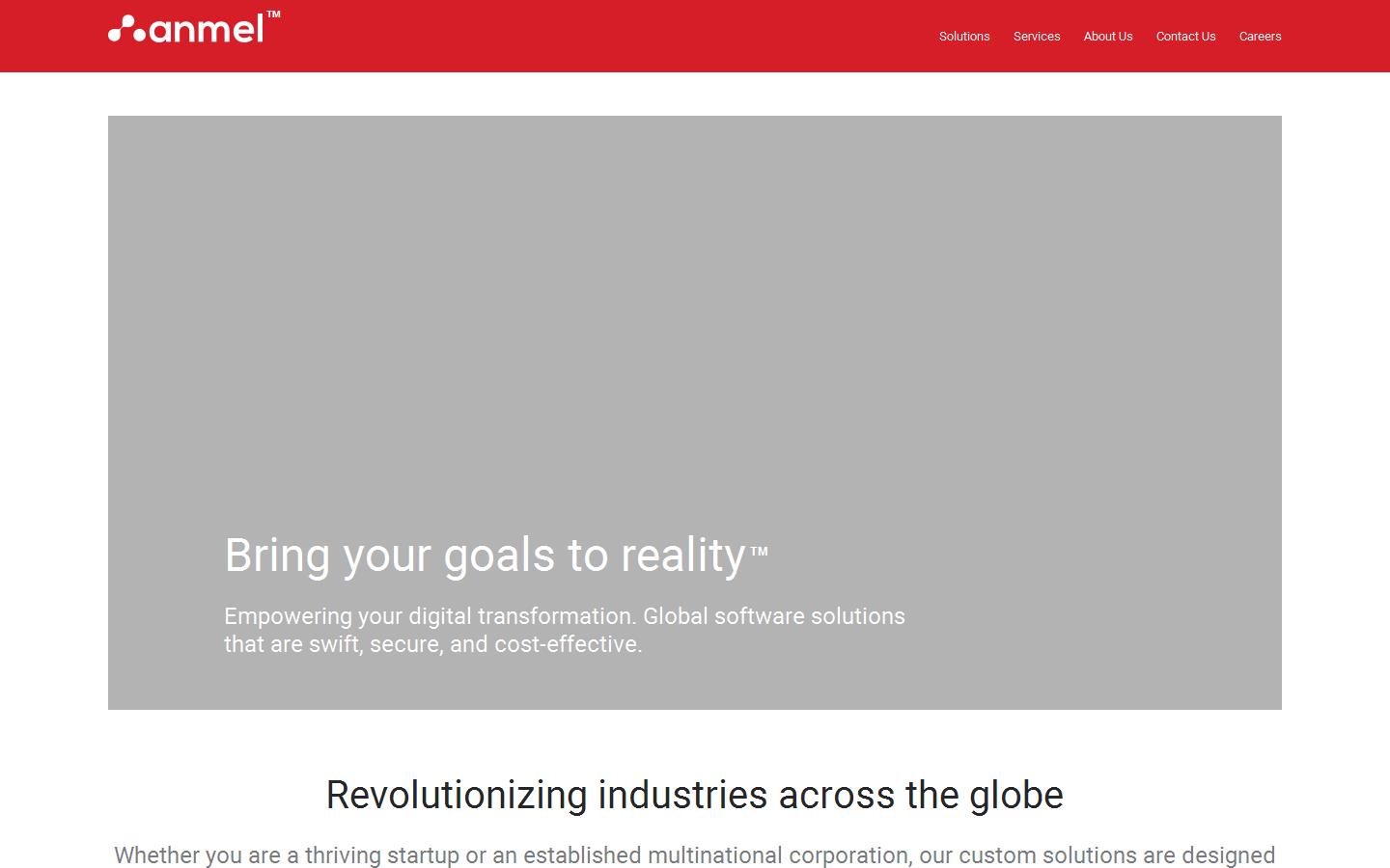 Anmel Solutions Website