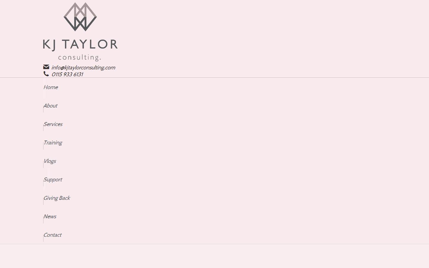 KJ Taylor Consulting Ltd. Website