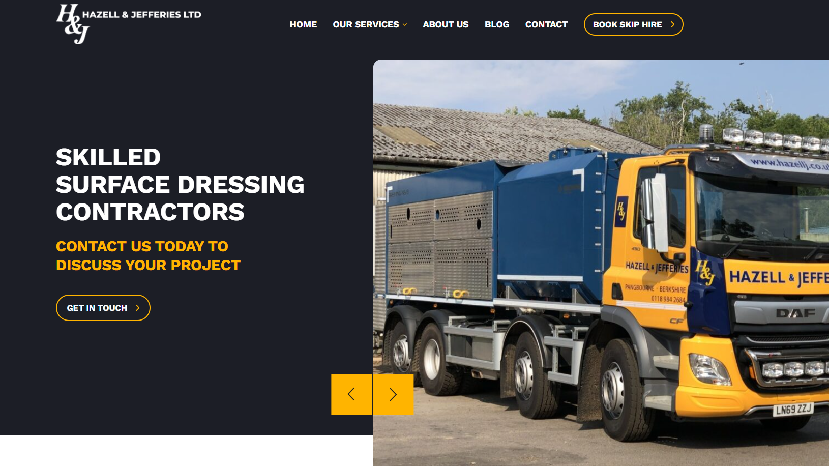 Hazell & Jefferies Website