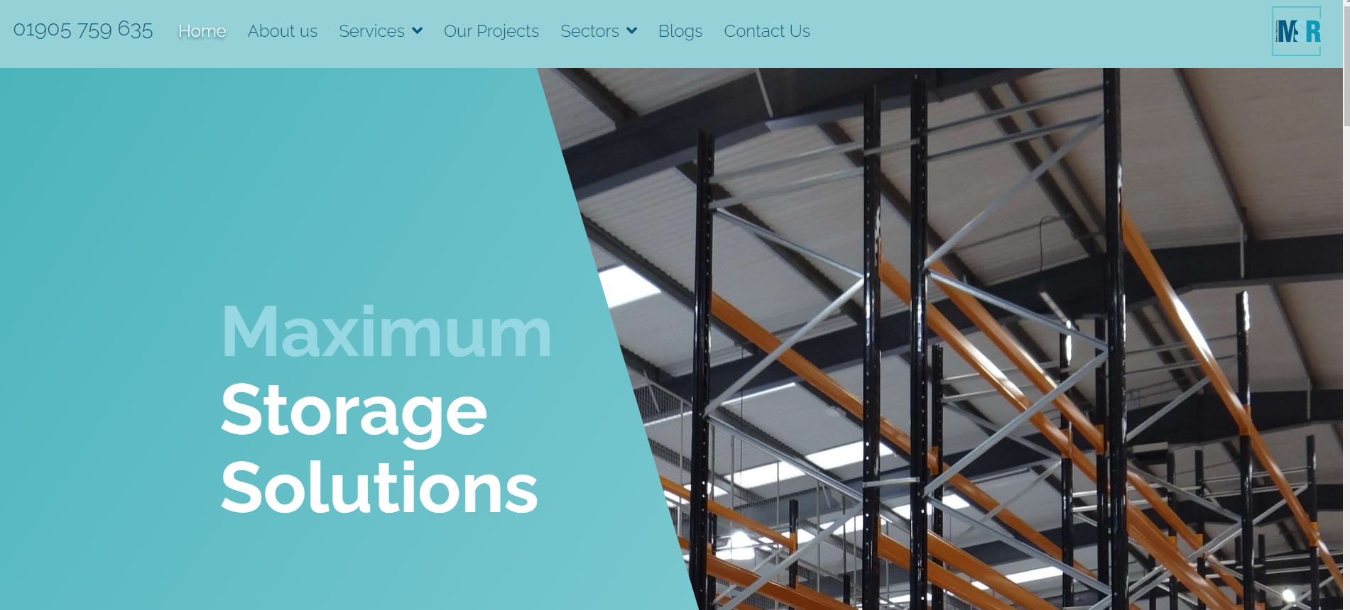 Midlands Shelving & Racking  Website