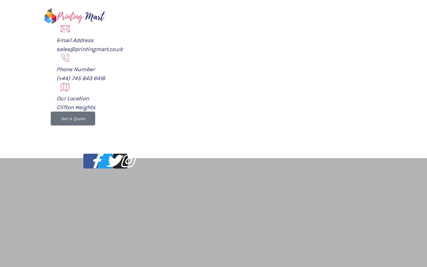 Printing Mart Website