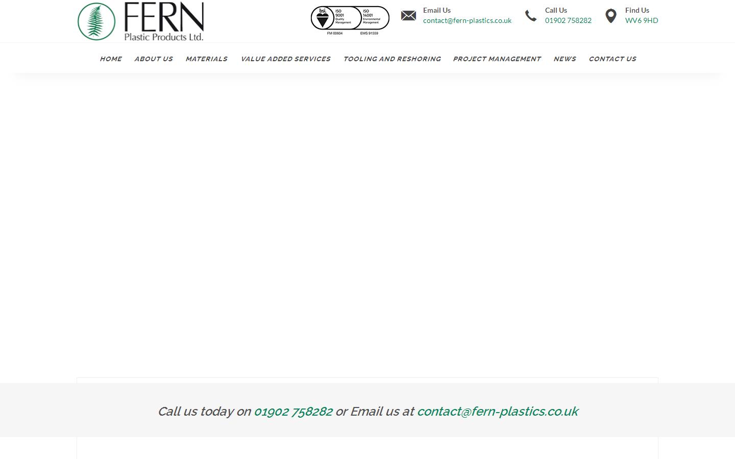 Fern Plastic Products Website