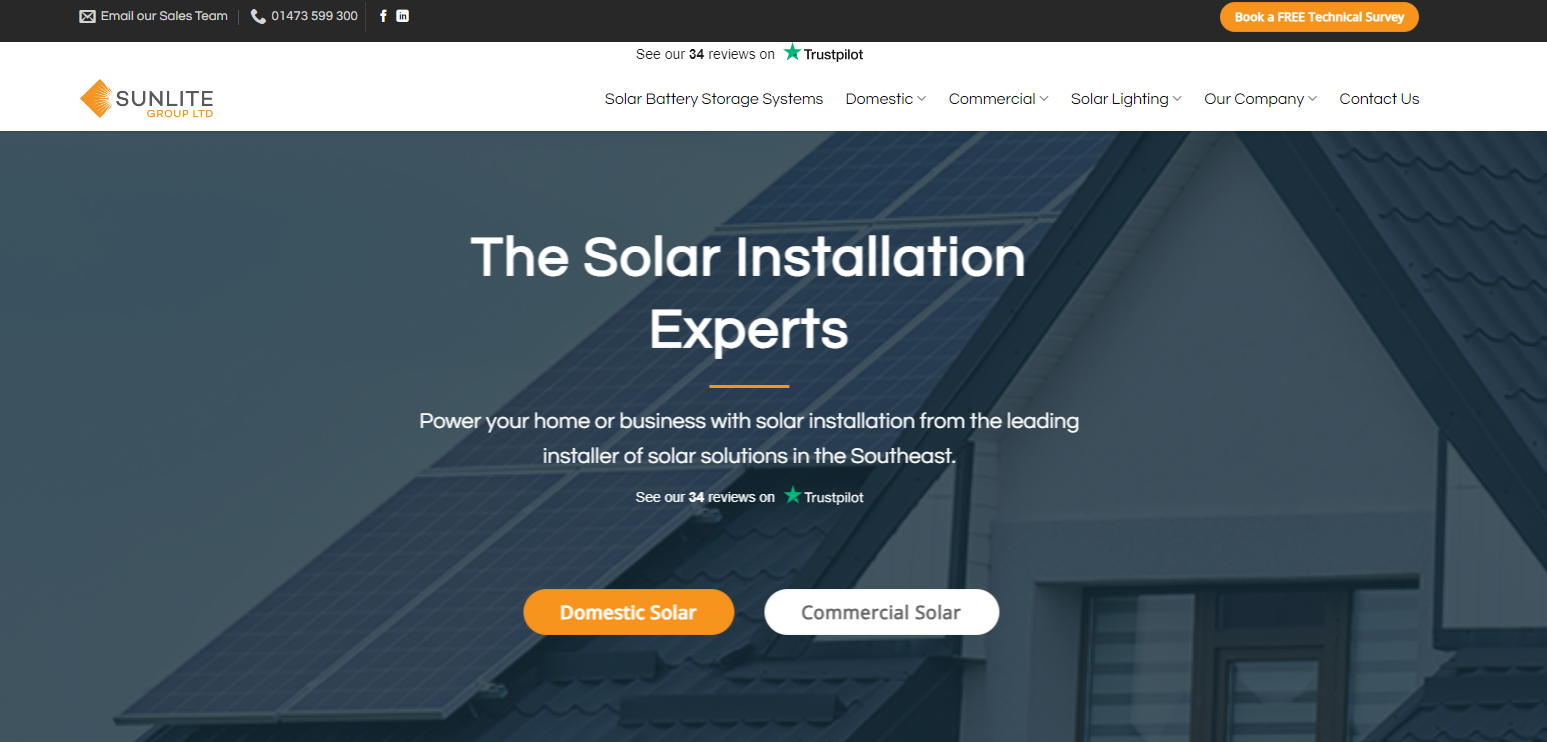 Sunlite Group Website