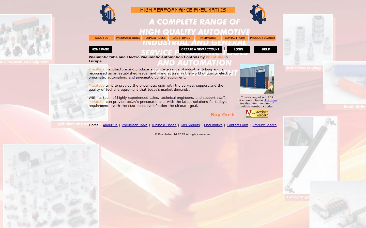 Pneutube Limited Website