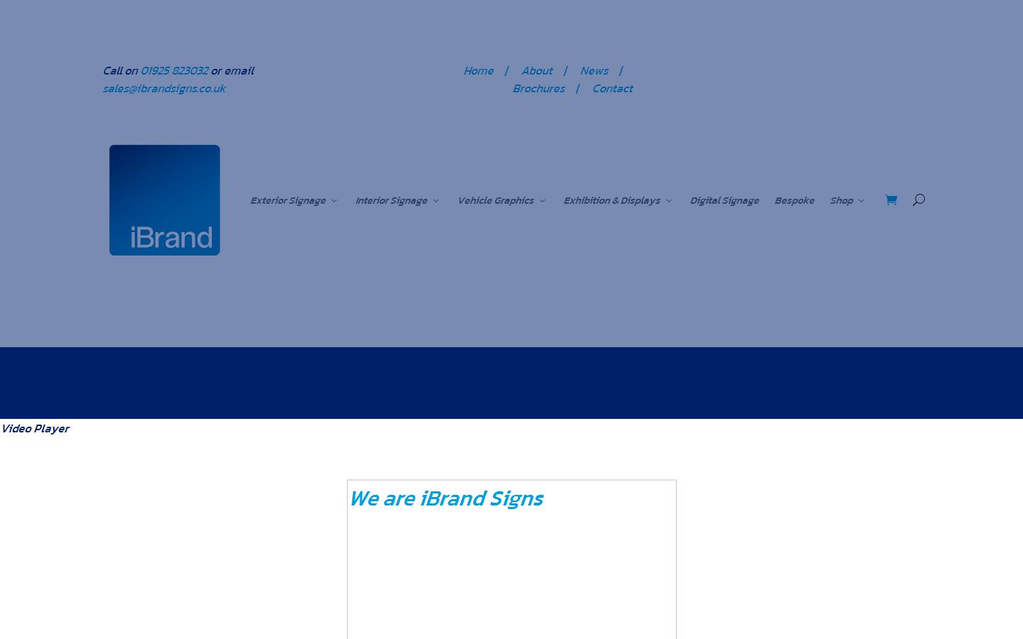 iBrand Signs Website