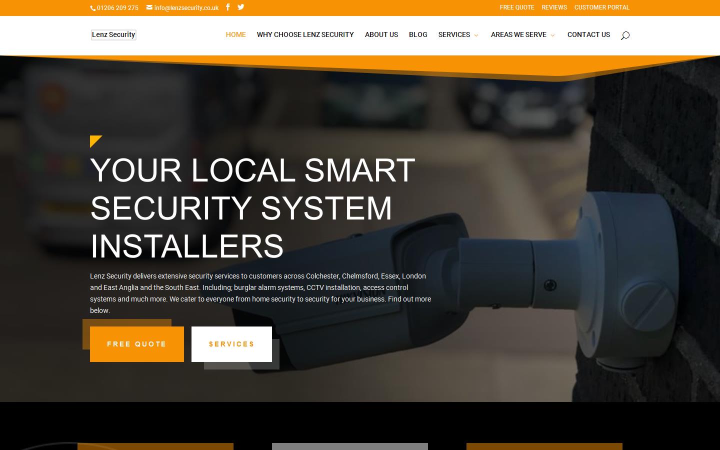 Lenz Security Website