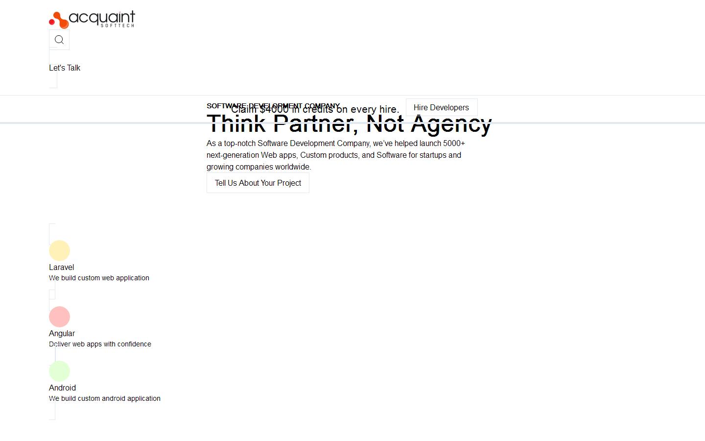 Acquaint Softtech Private Limited Website