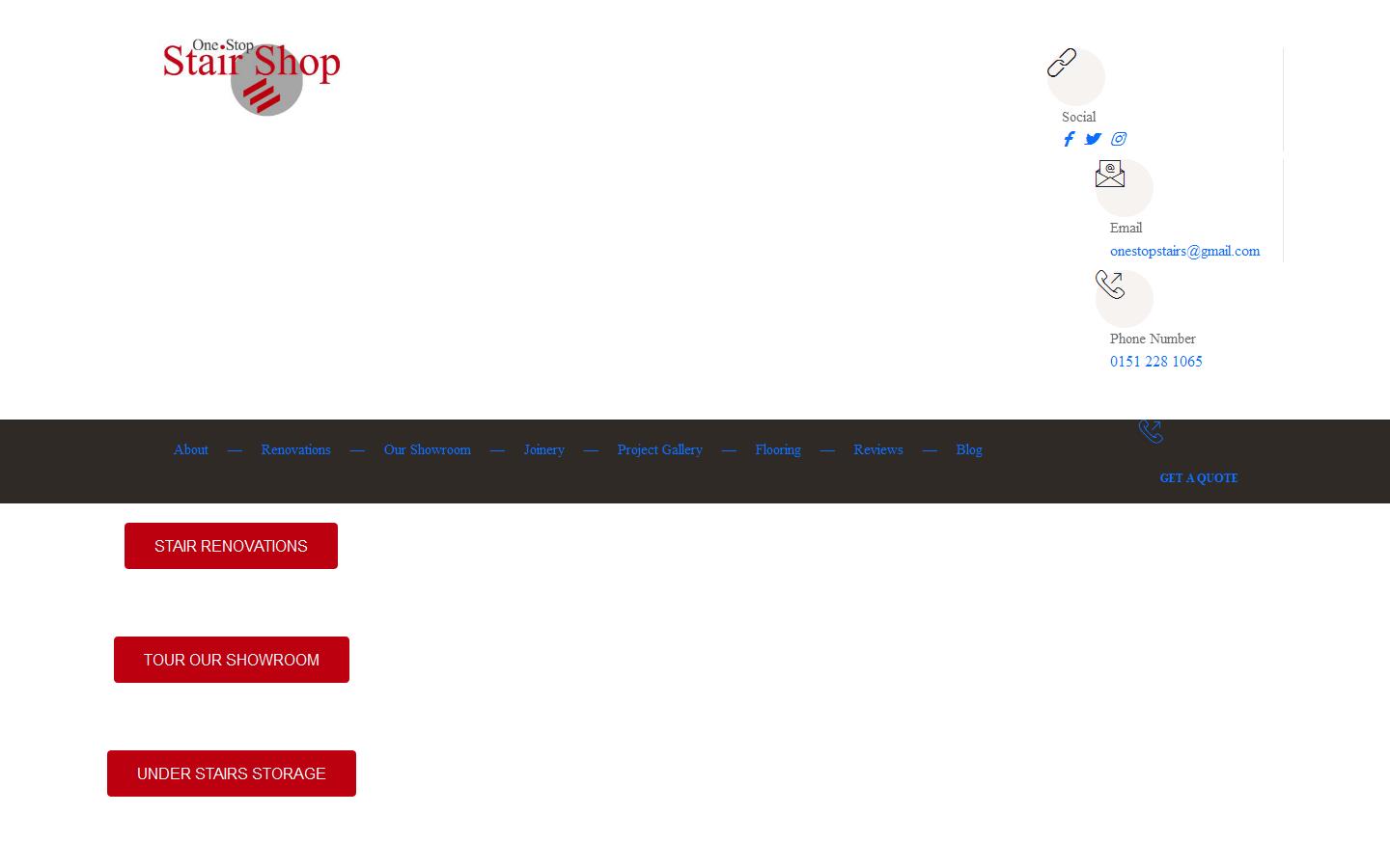 Onestopstairshop Website