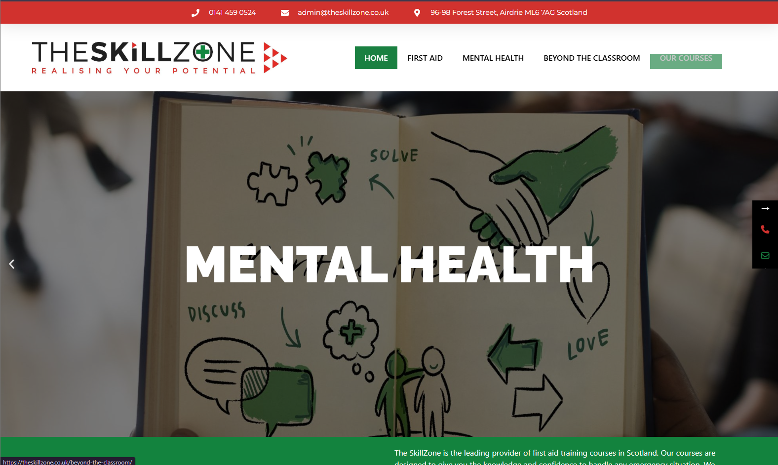 The SkillZone Scotland Ltd Website