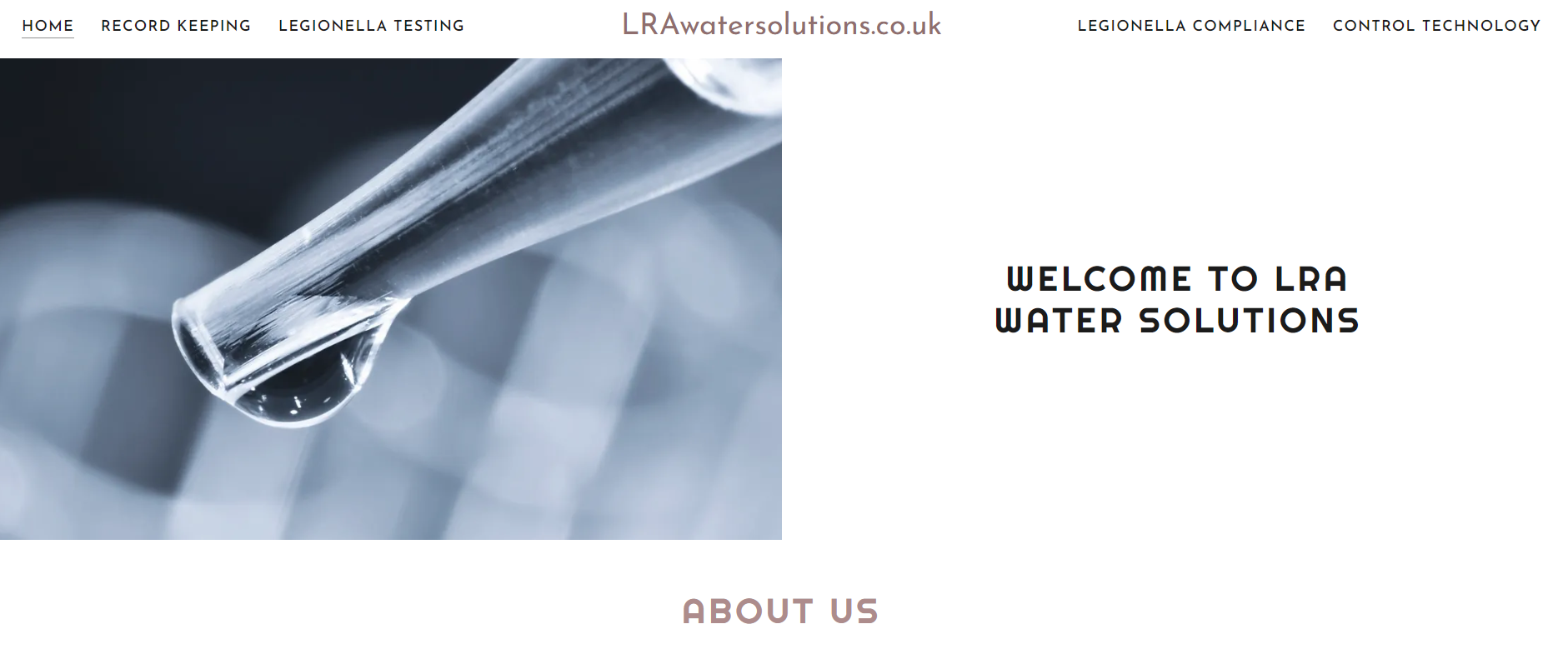 LRA Water Solutions Website