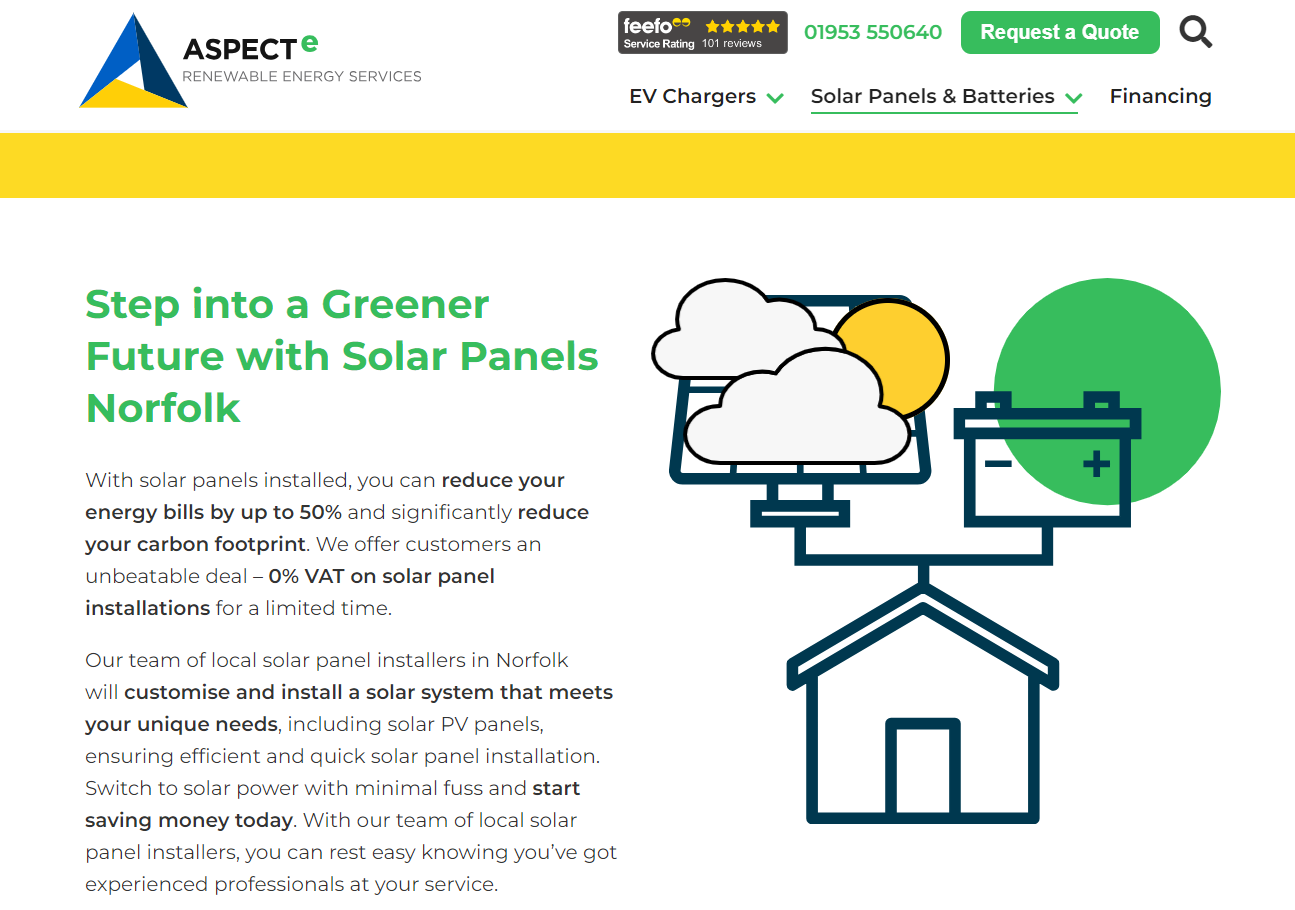 ASPECTe Solar  Website