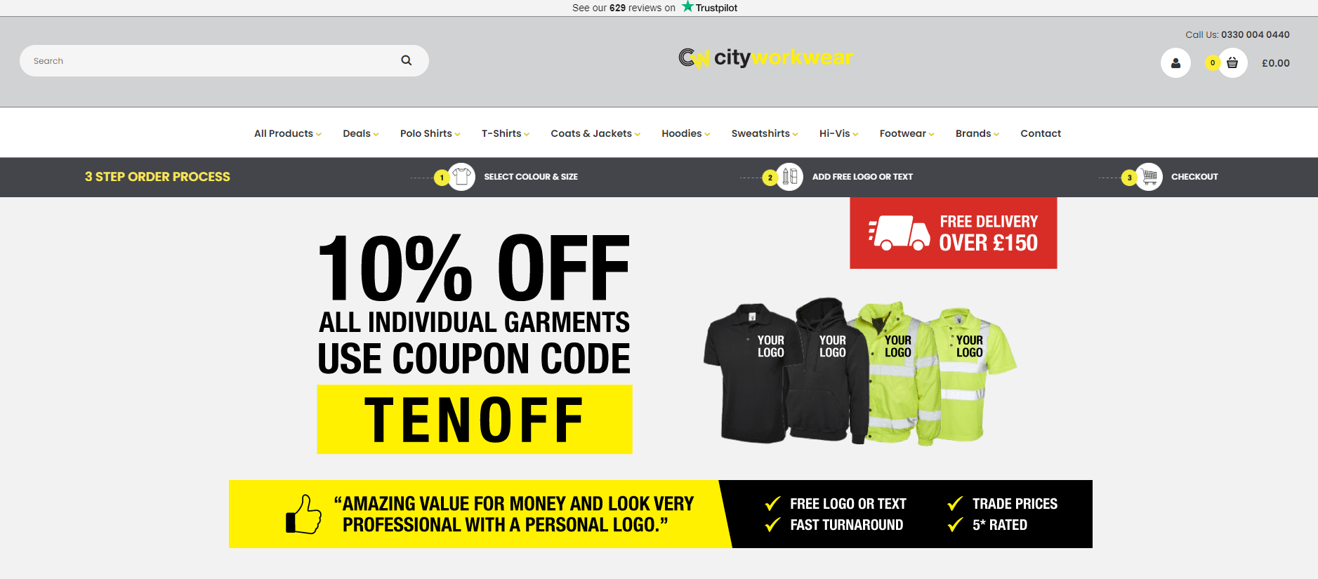 City Workwear Website