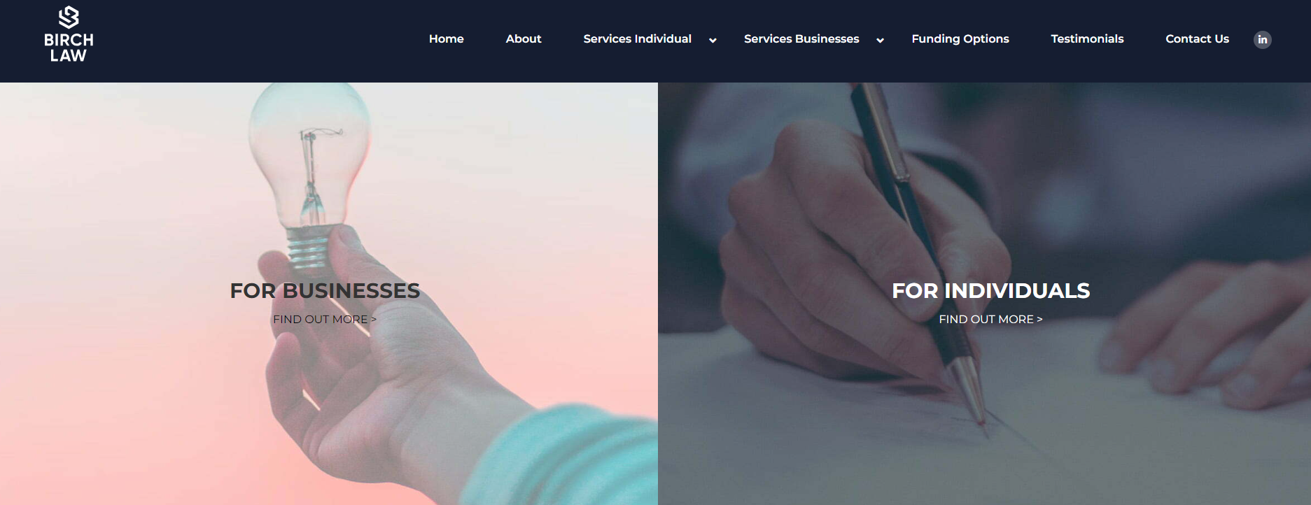 Birch Law Limited Website