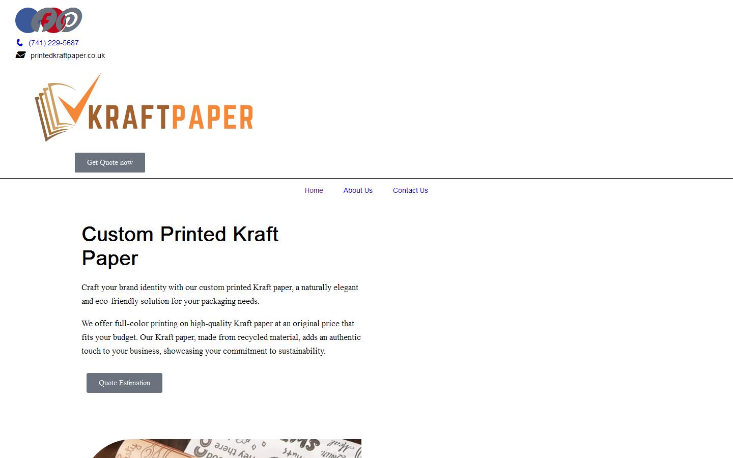Kraft Paper Printer Website