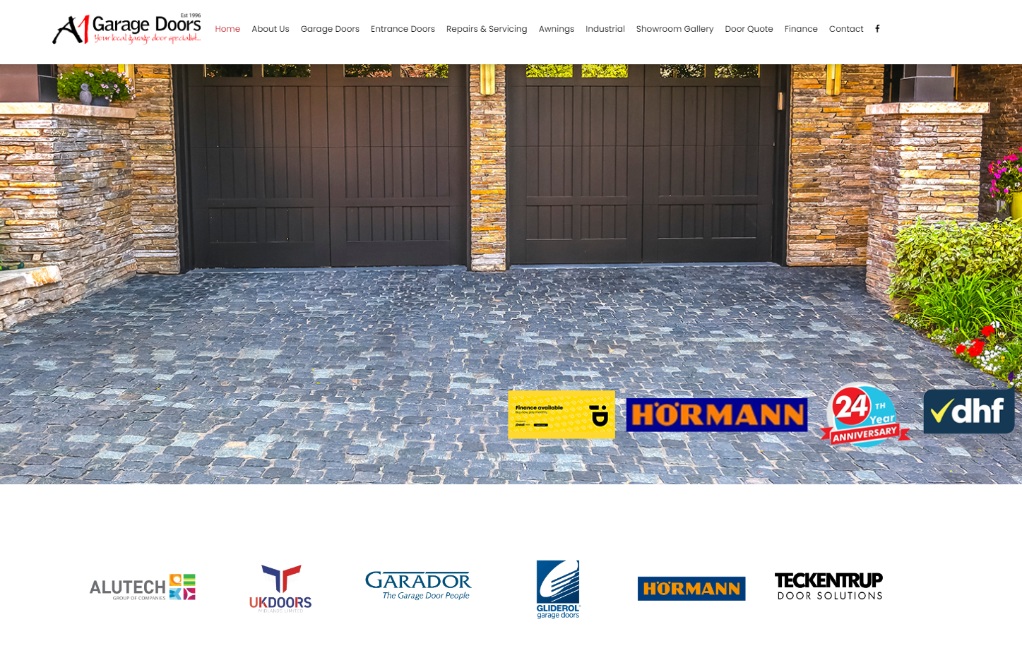 A1 Garage Doors Ltd Website