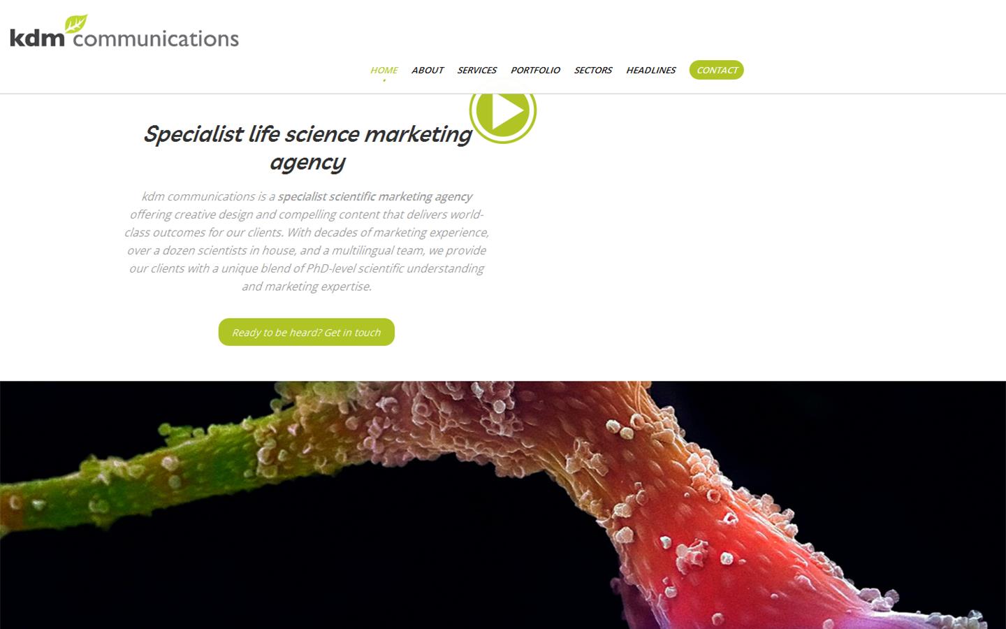 kdm communications Website