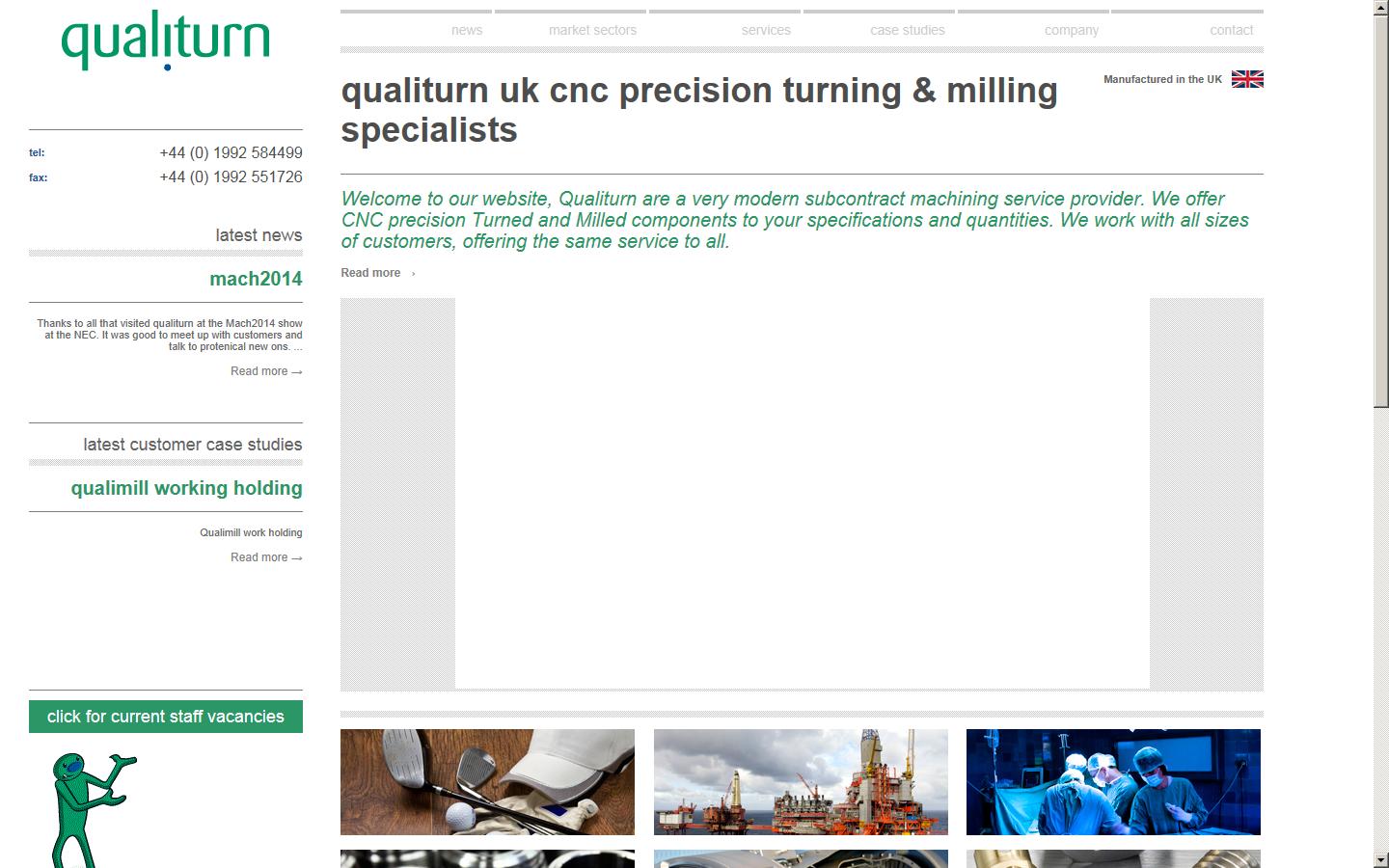 Qualiturn Products Ltd Website