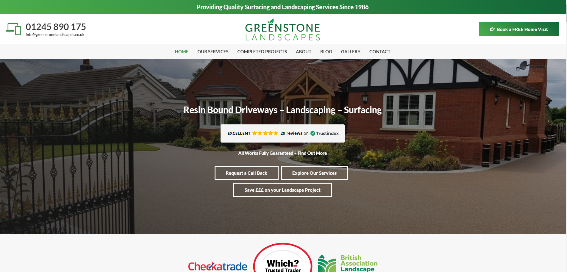 Greenstone Landscapes Website