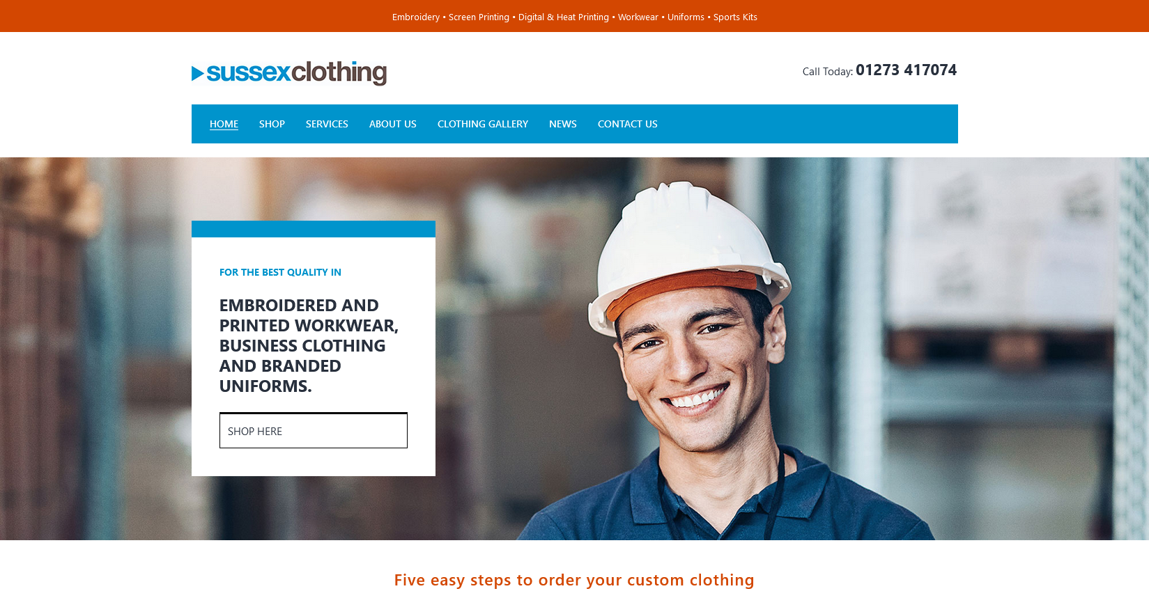 Sussex Clothing Website