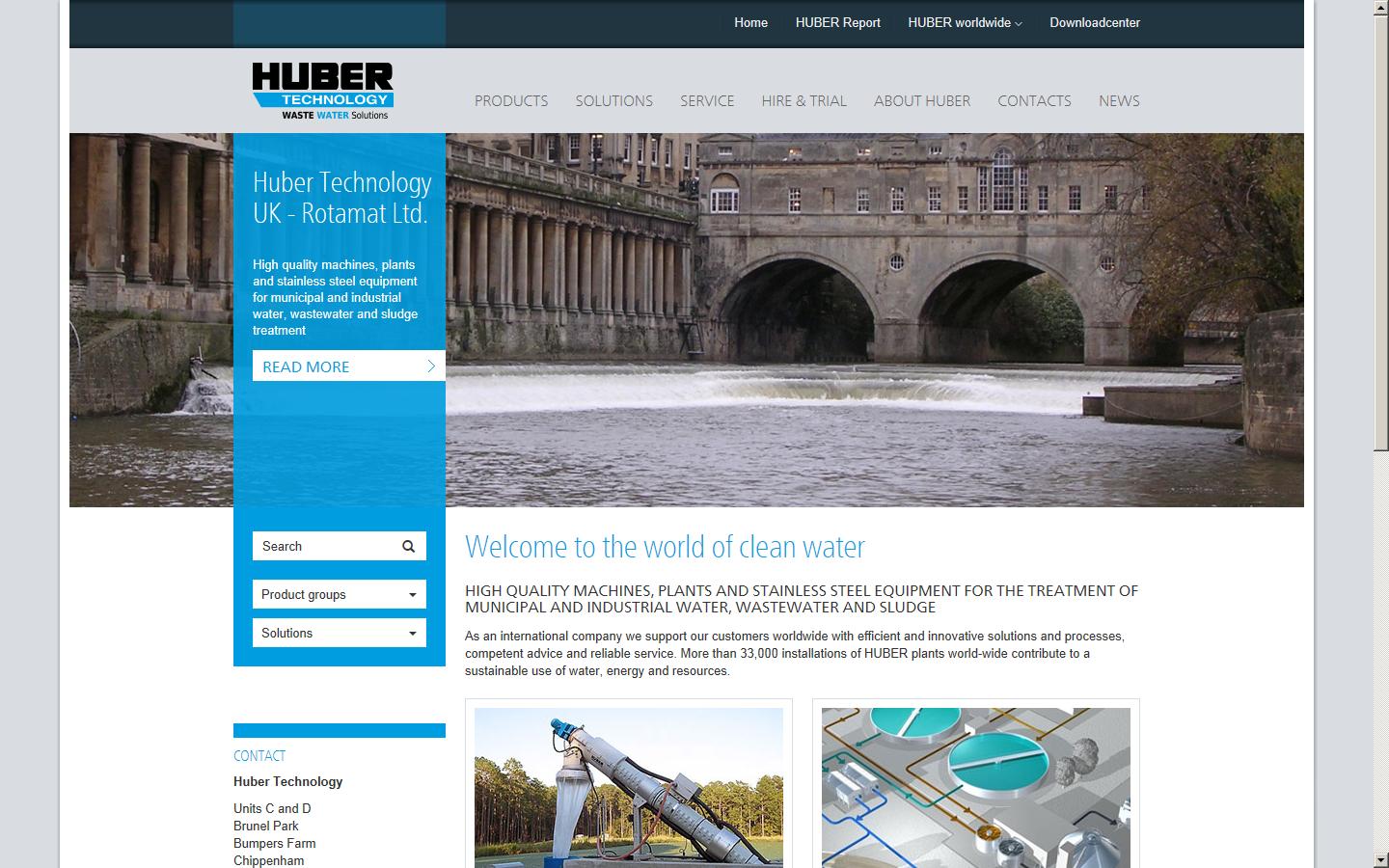 Huber Rotamat Website