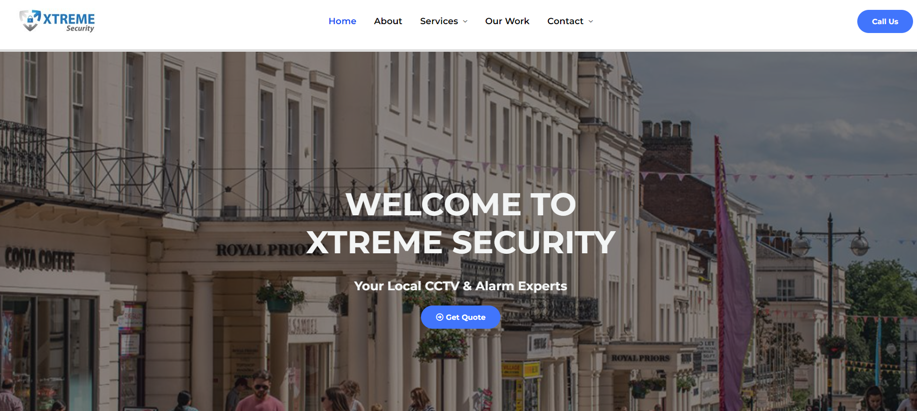 Xtreme Security CCTV & Alarms Website