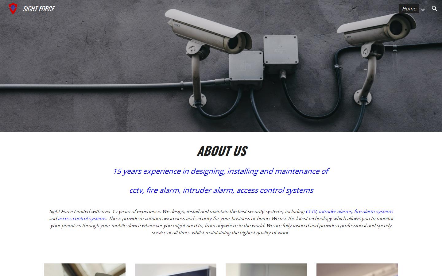 Sight Force Limited Website